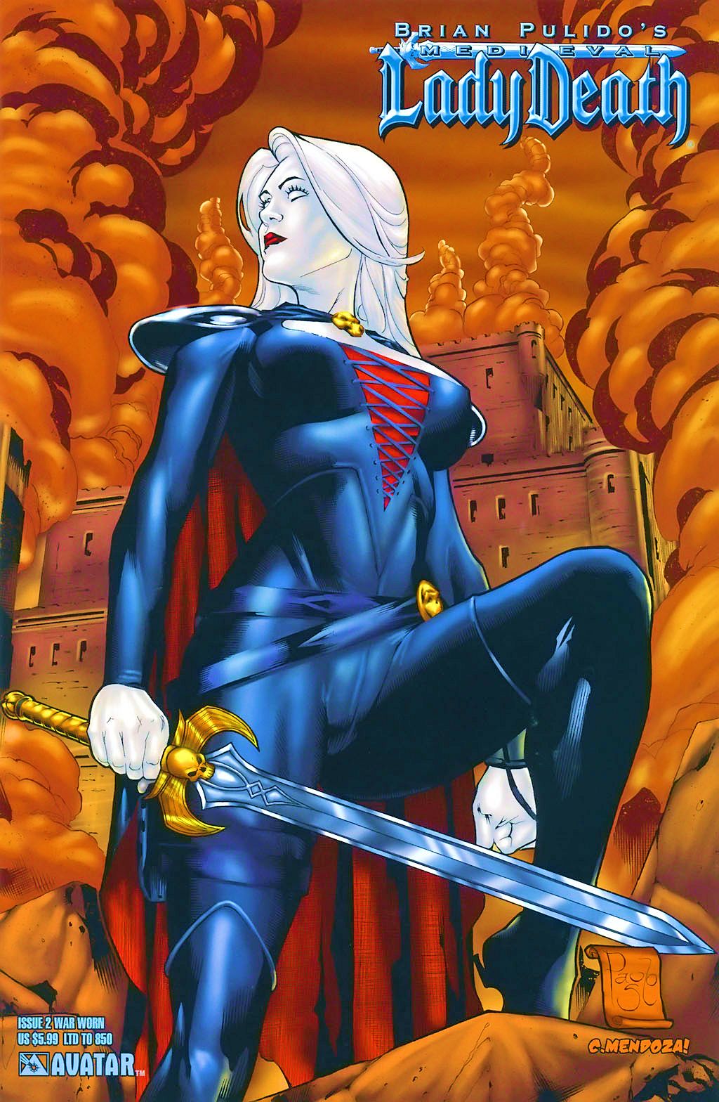 Read online Brian Pulido's Medieval Lady Death:  War of the Winds comic -  Issue #2 - 4