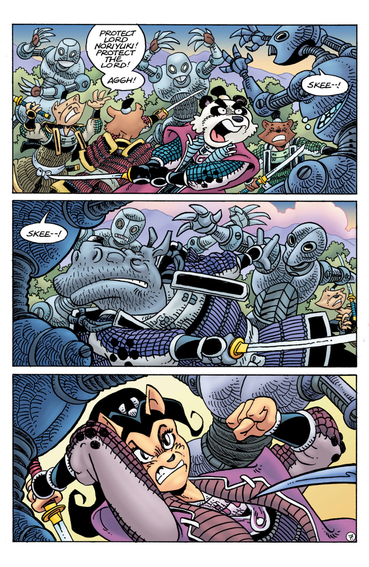 Read online Teenage Mutant Ninja Turtles/Usagi Yojimbo: WhereWhen comic -  Issue #5 - 9