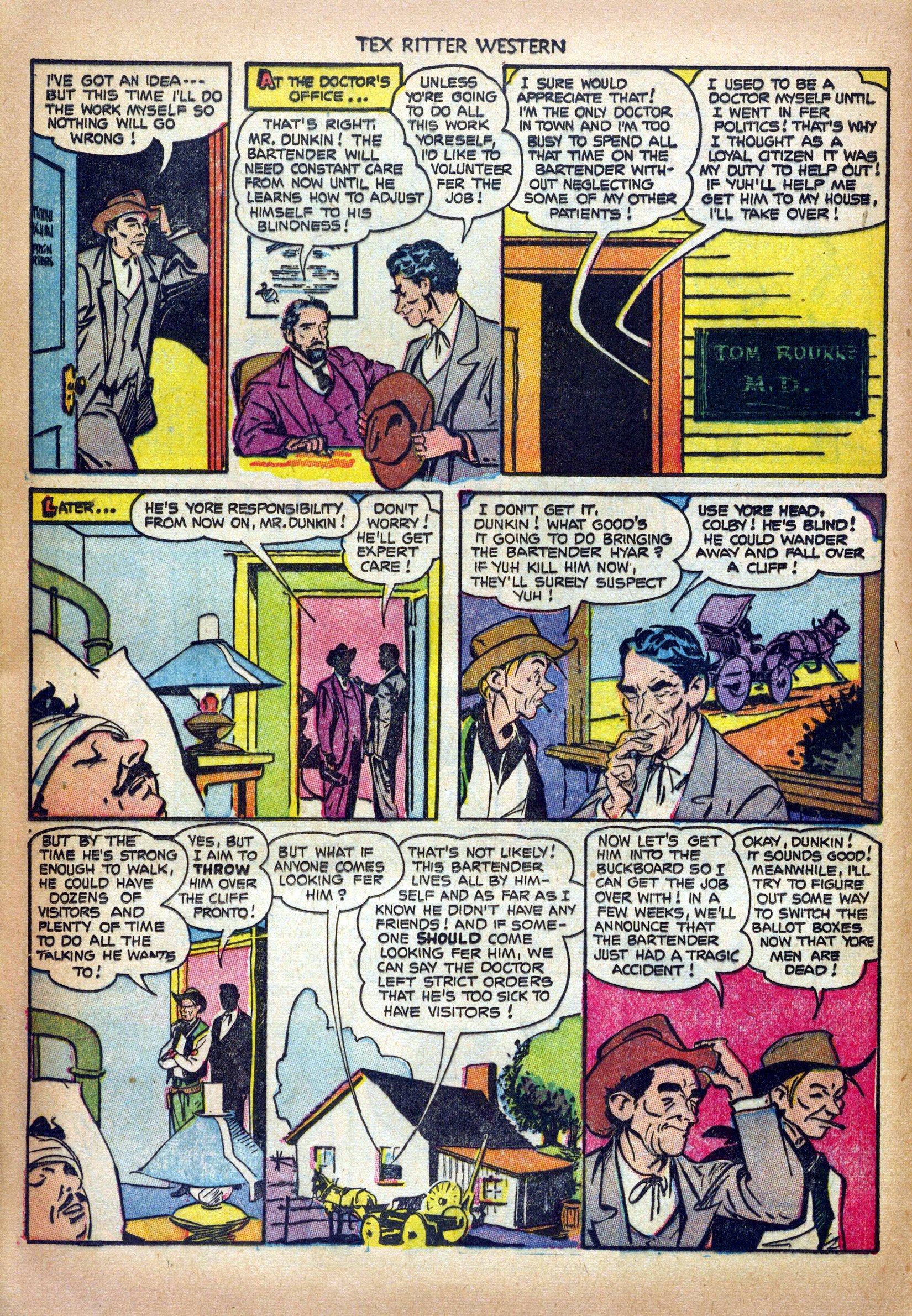 Read online Tex Ritter Western comic -  Issue #19 - 12