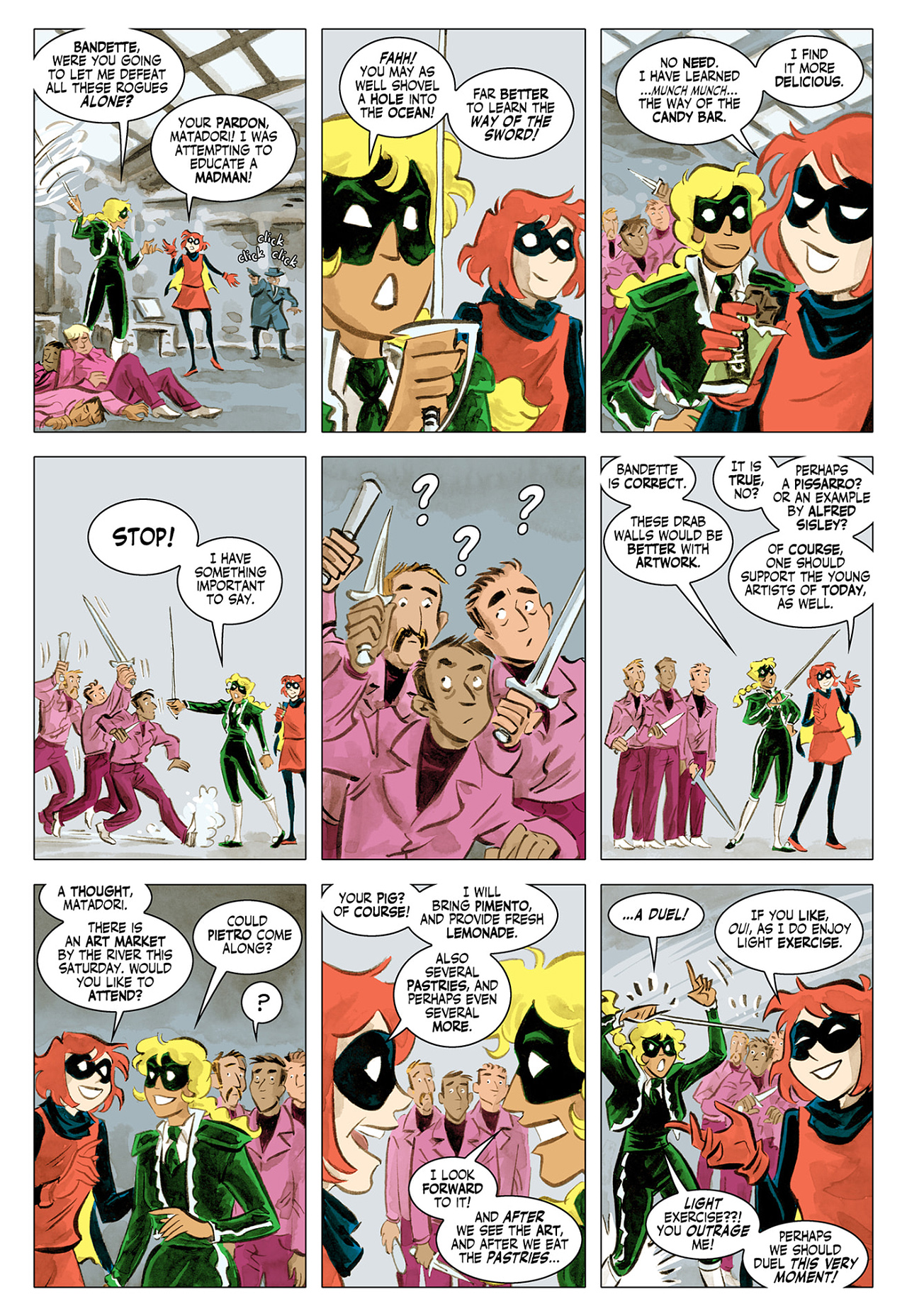 Read online Bandette (2012) comic -  Issue #22 - 10