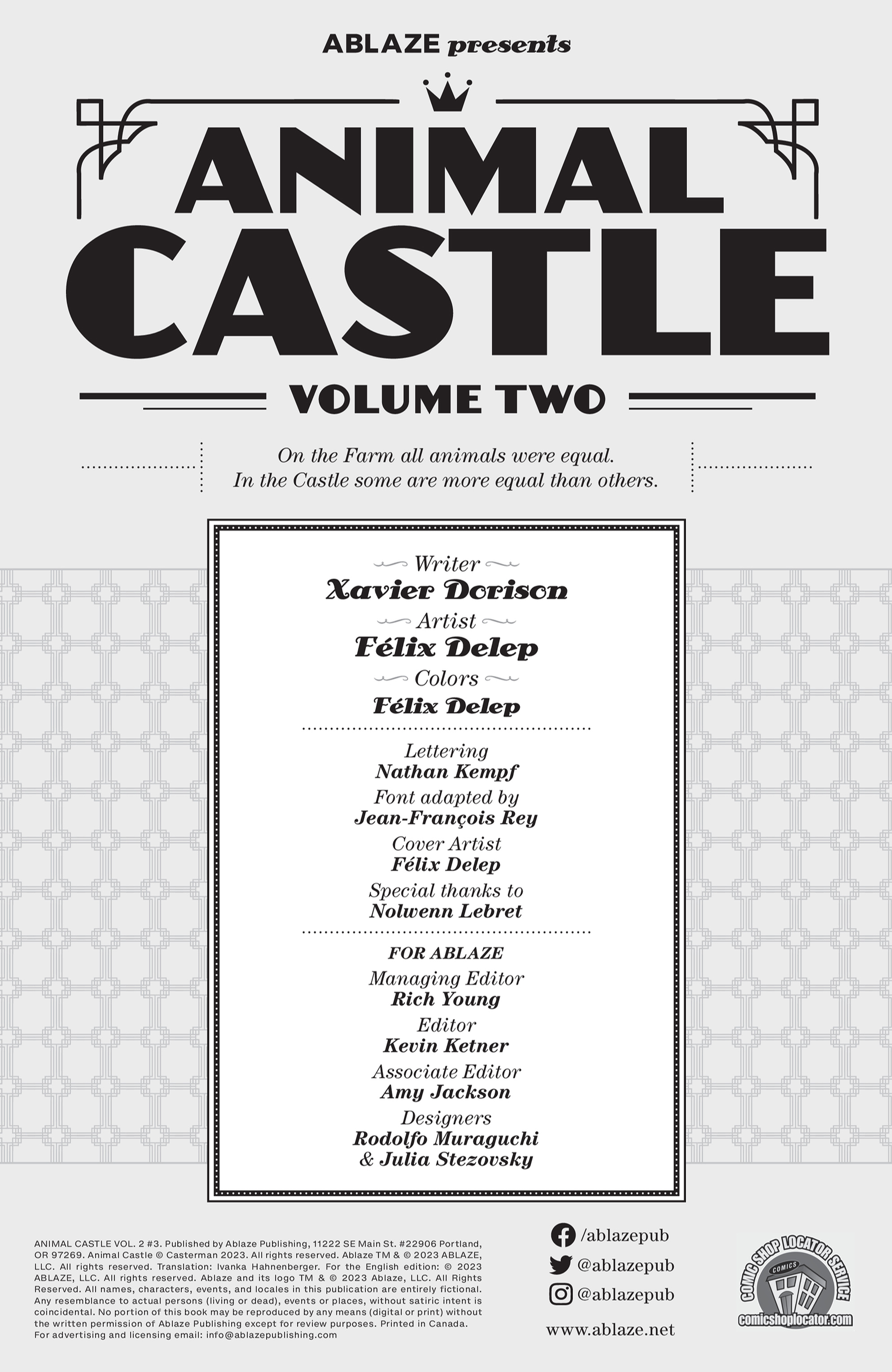 Read online Animal Castle Vol. 2 comic -  Issue #3 - 2