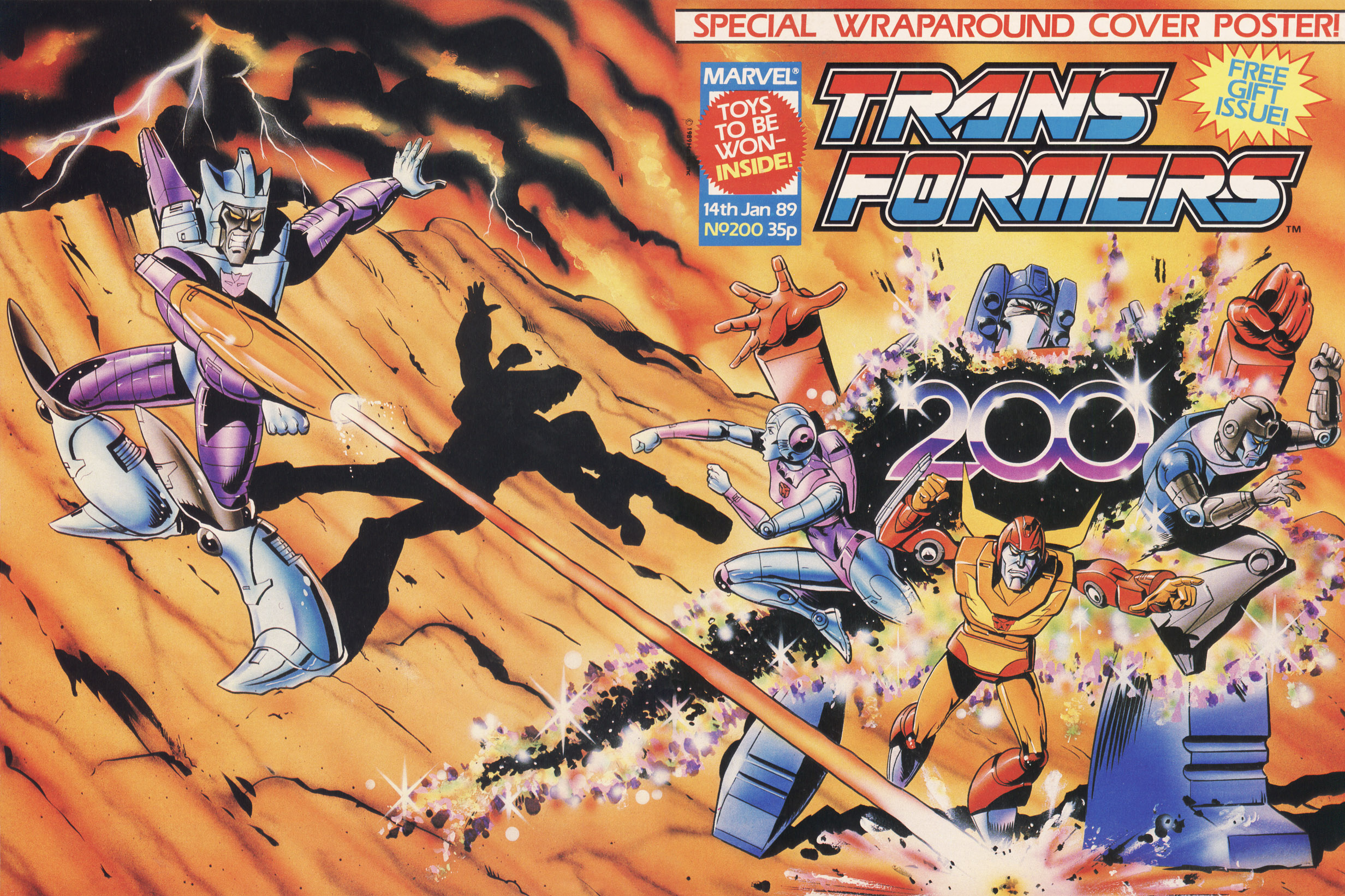 Read online The Transformers (UK) comic -  Issue #200 - 1