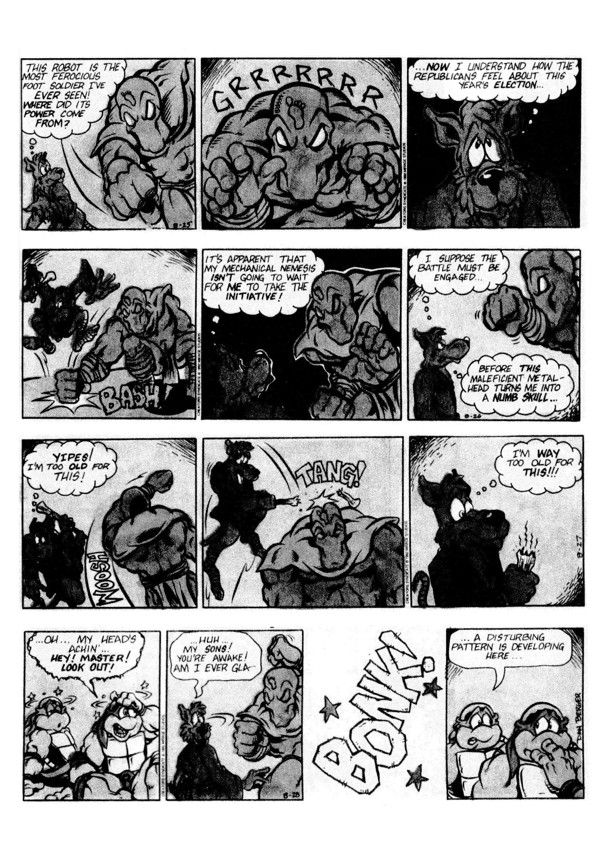 Read online Teenage Mutant Ninja Turtles: Complete Newspaper Daily Comic Strip Collection comic -  Issue # TPB 2 (Part 2) - 28