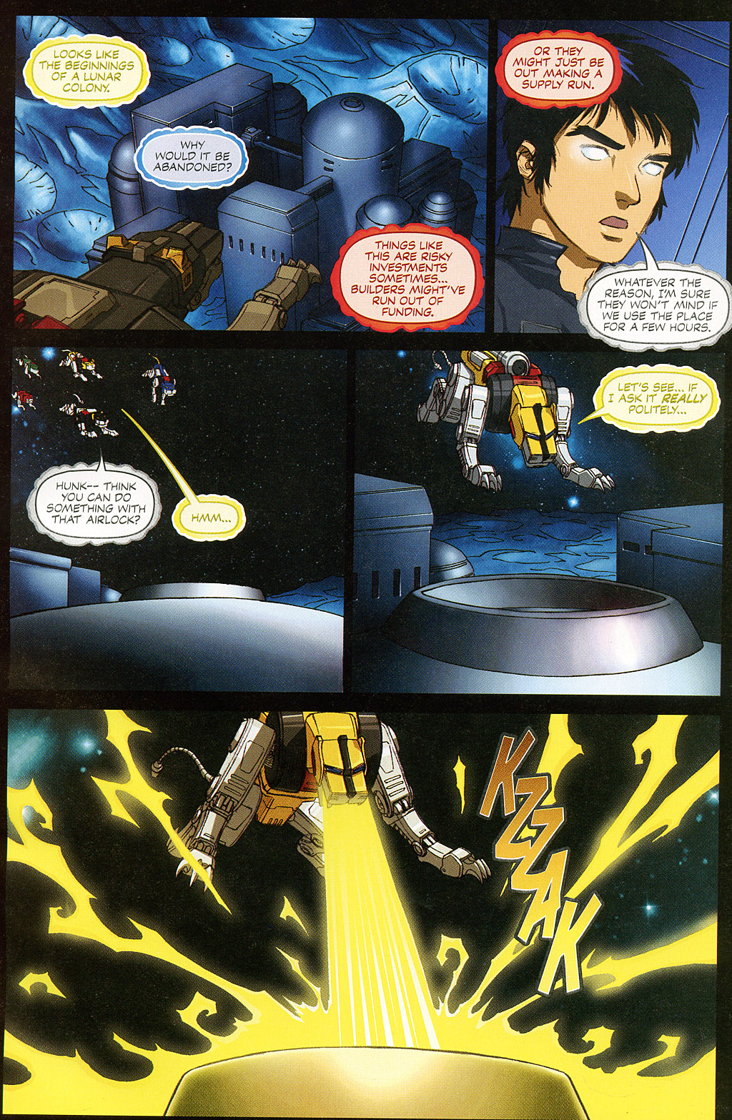 Read online Voltron: Defender of the Universe comic -  Issue #4 - 6