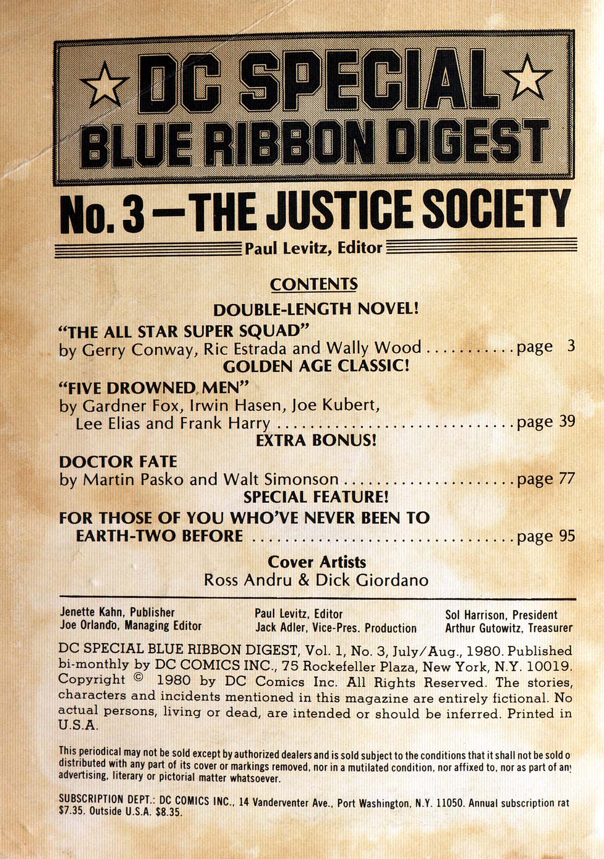 Read online DC Special Blue Ribbon Digest comic -  Issue #3 - 2