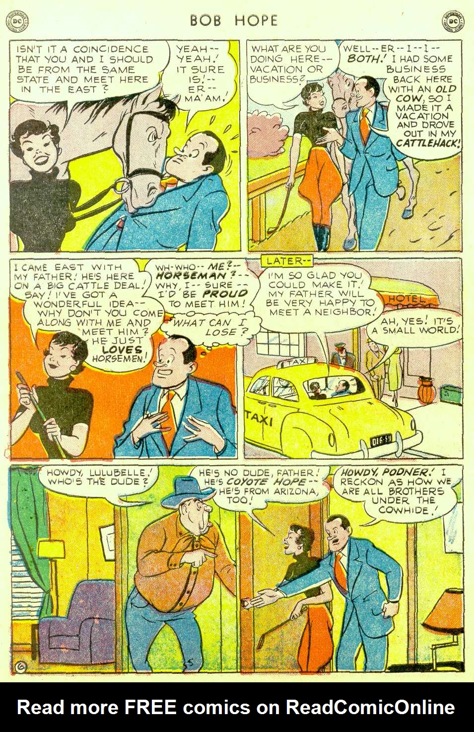 Read online The Adventures of Bob Hope comic -  Issue #6 - 8