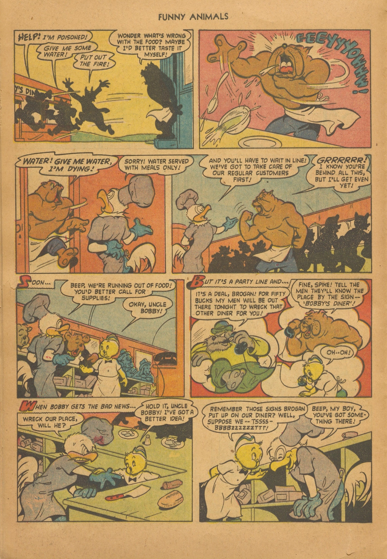 Read online Fawcett's Funny Animals comic -  Issue #83 - 16