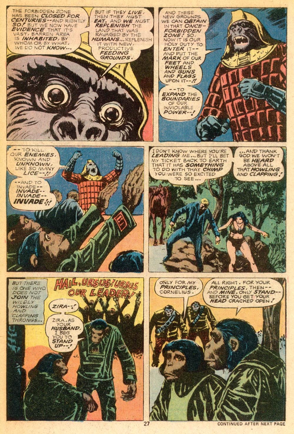 Read online Adventures on the Planet of the Apes comic -  Issue #7 - 17
