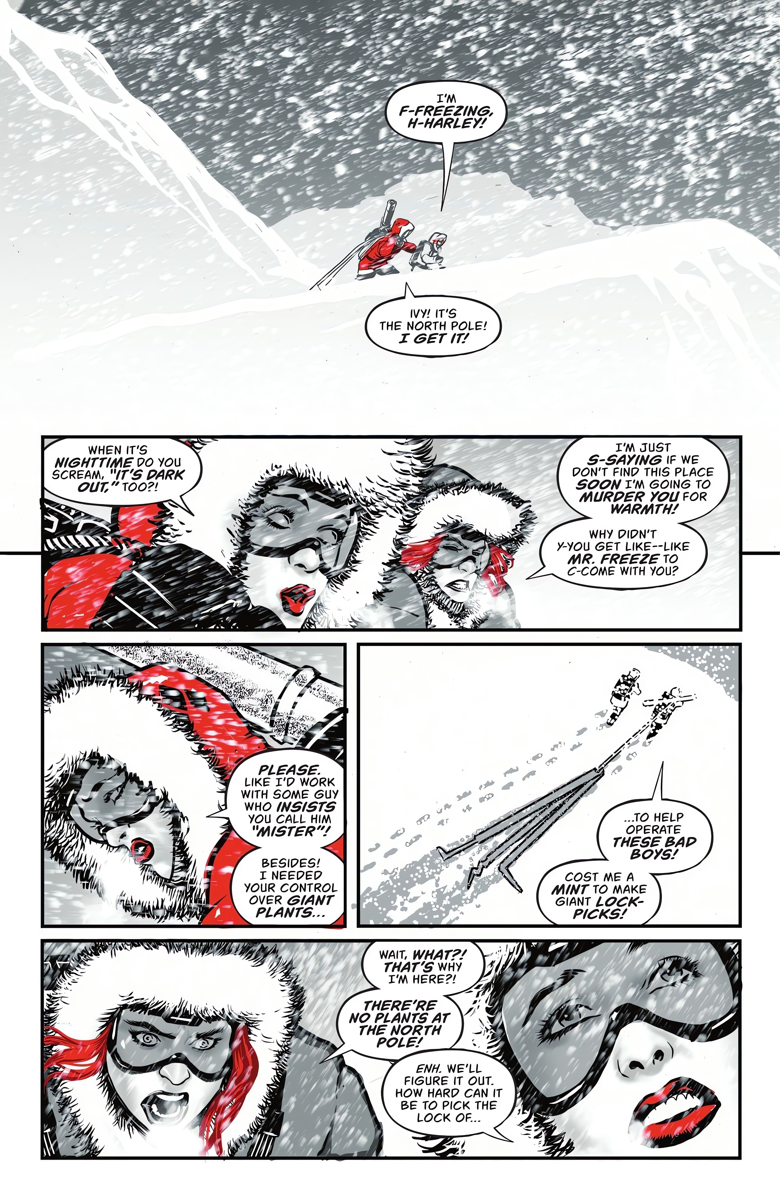 Read online Harley Quinn: Black   White   Redder comic -  Issue #1 - 5