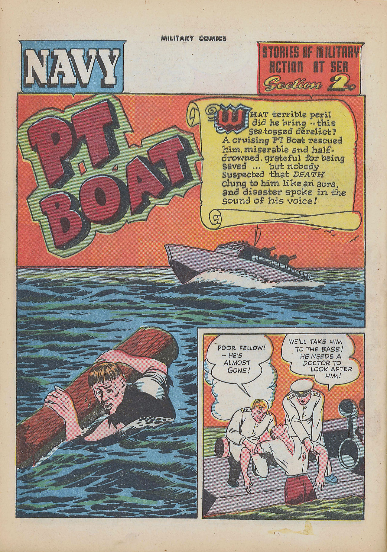 Read online Military Comics comic -  Issue #25 - 40