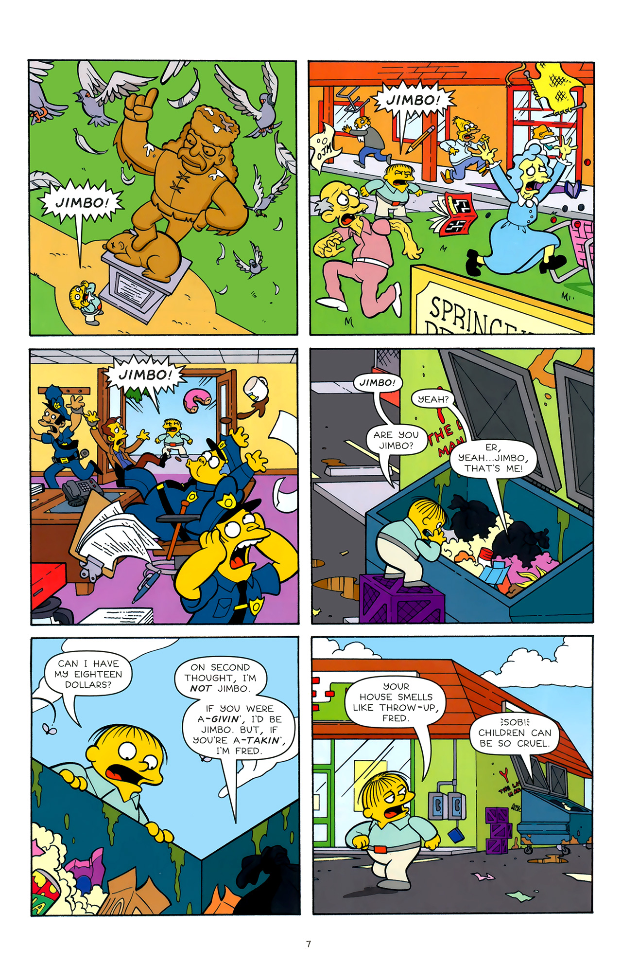 Read online Bongo Comics Free-For-All! comic -  Issue #2011 - 8