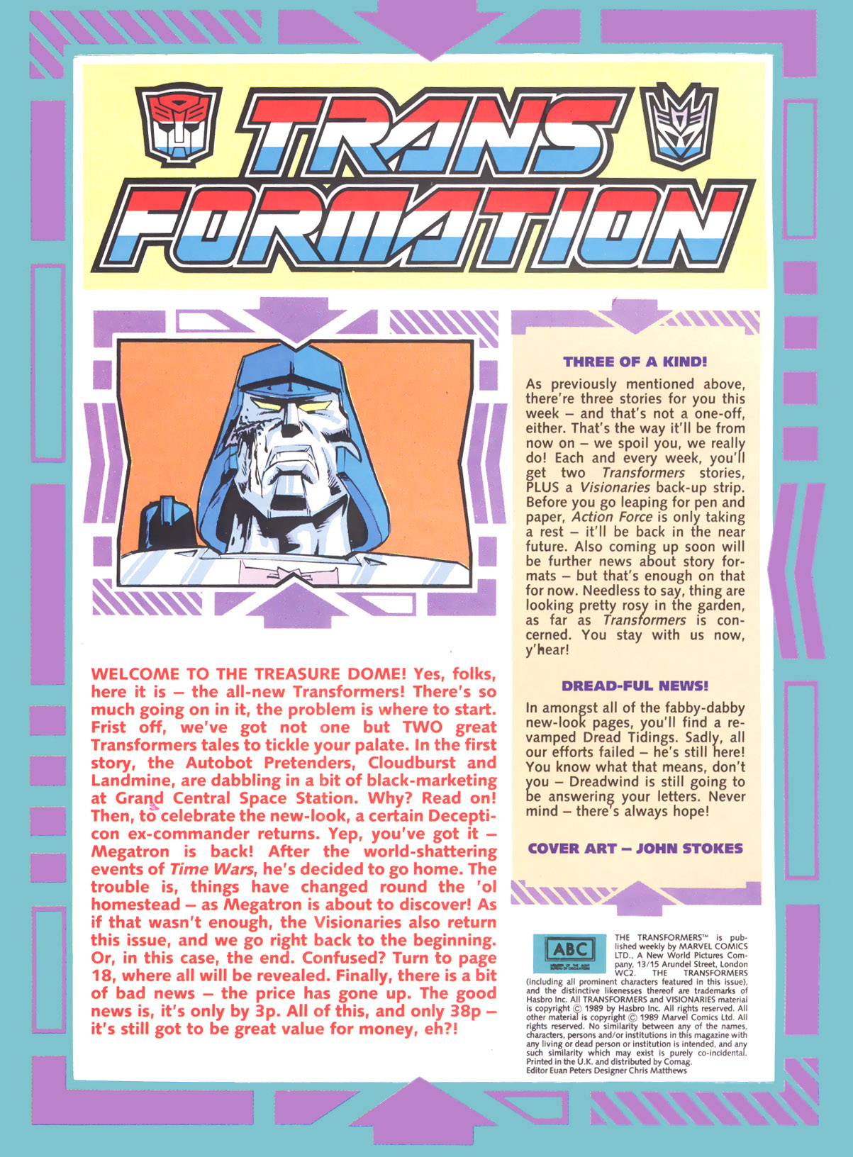 Read online The Transformers (UK) comic -  Issue #213 - 2