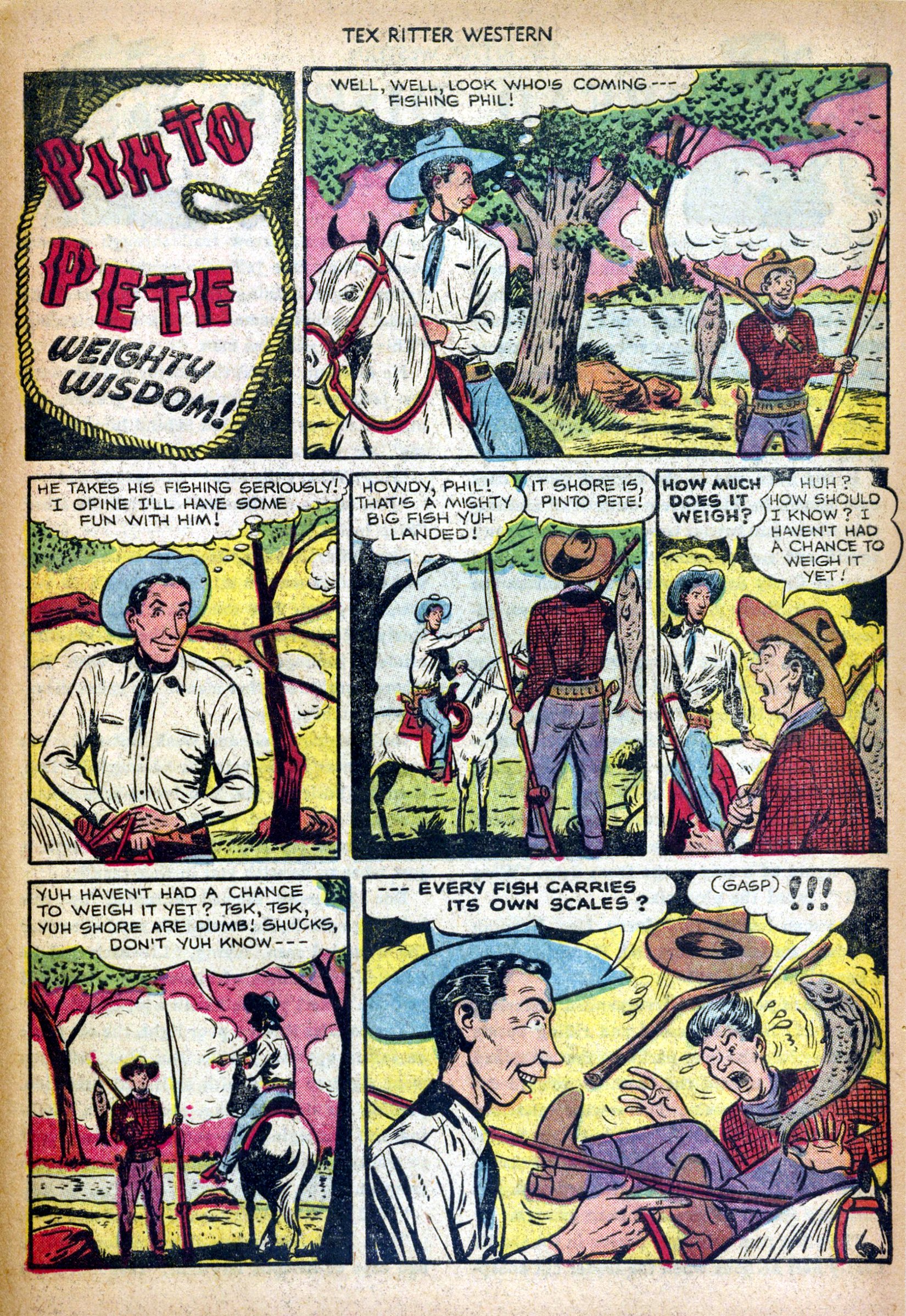 Read online Tex Ritter Western comic -  Issue #10 - 25