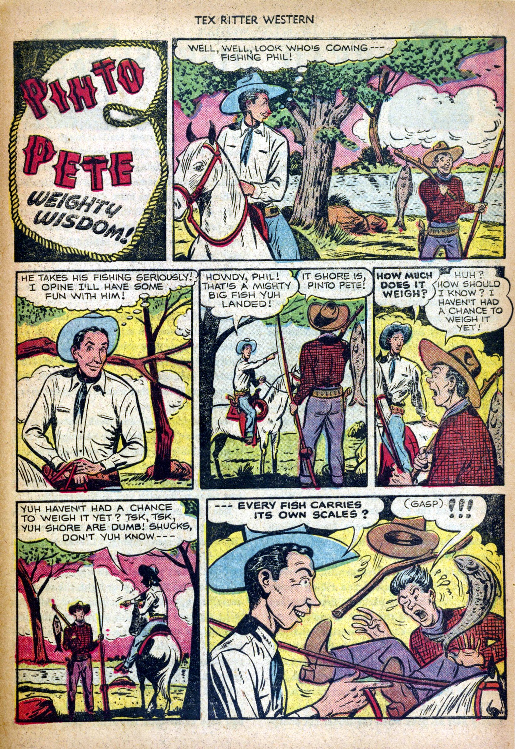 Read online Tex Ritter Western comic -  Issue #10 - 25