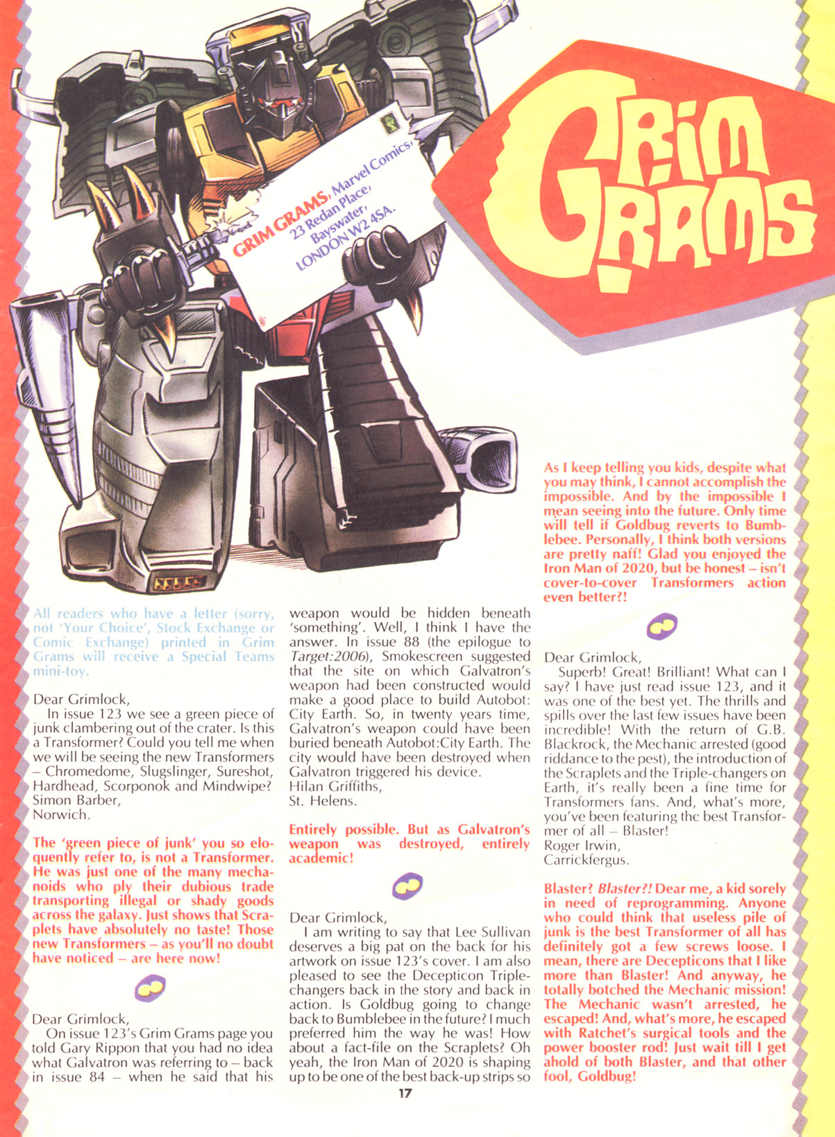 Read online The Transformers (UK) comic -  Issue #131 - 14