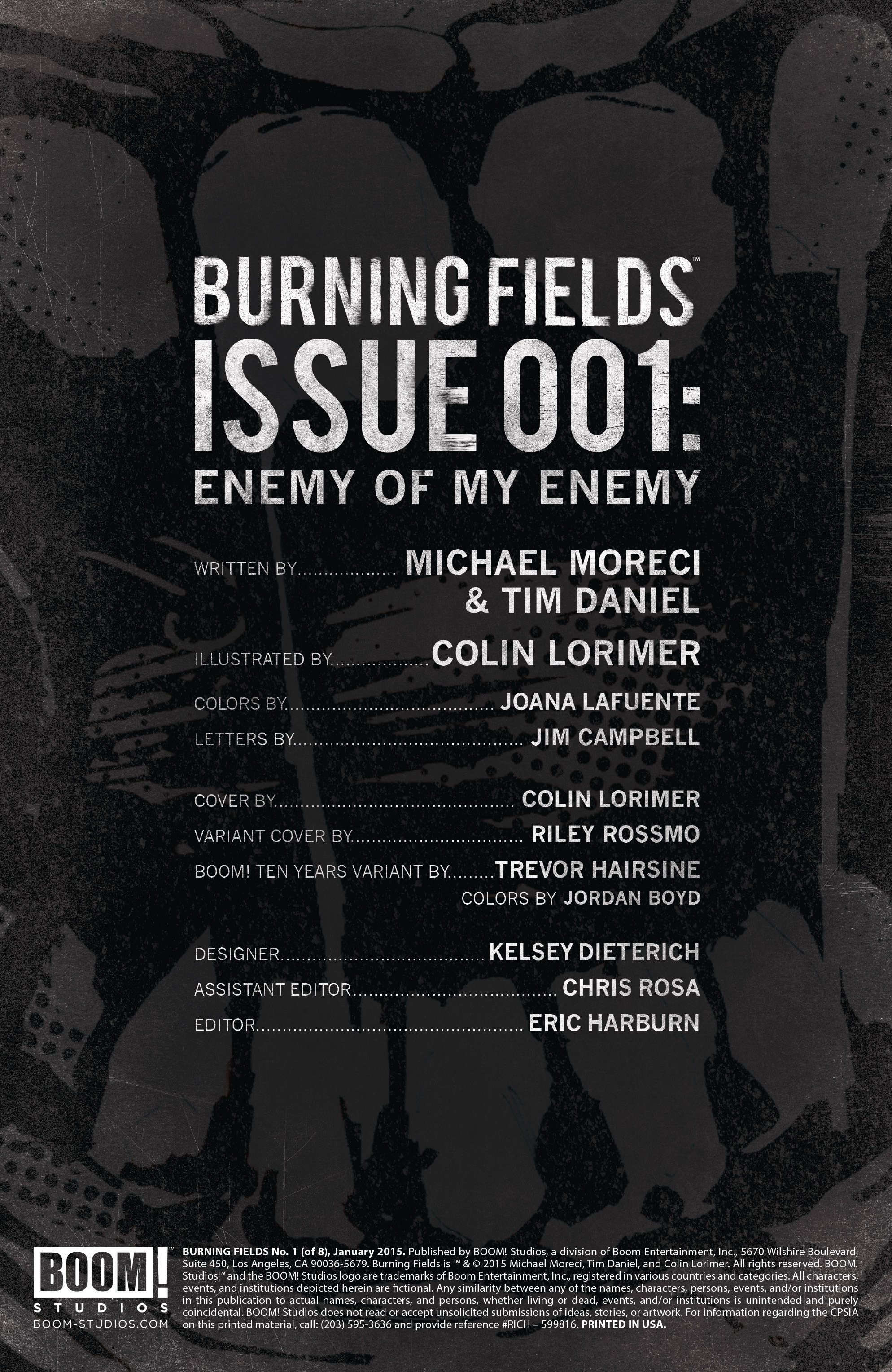 Read online Burning Fields comic -  Issue #1 - 2