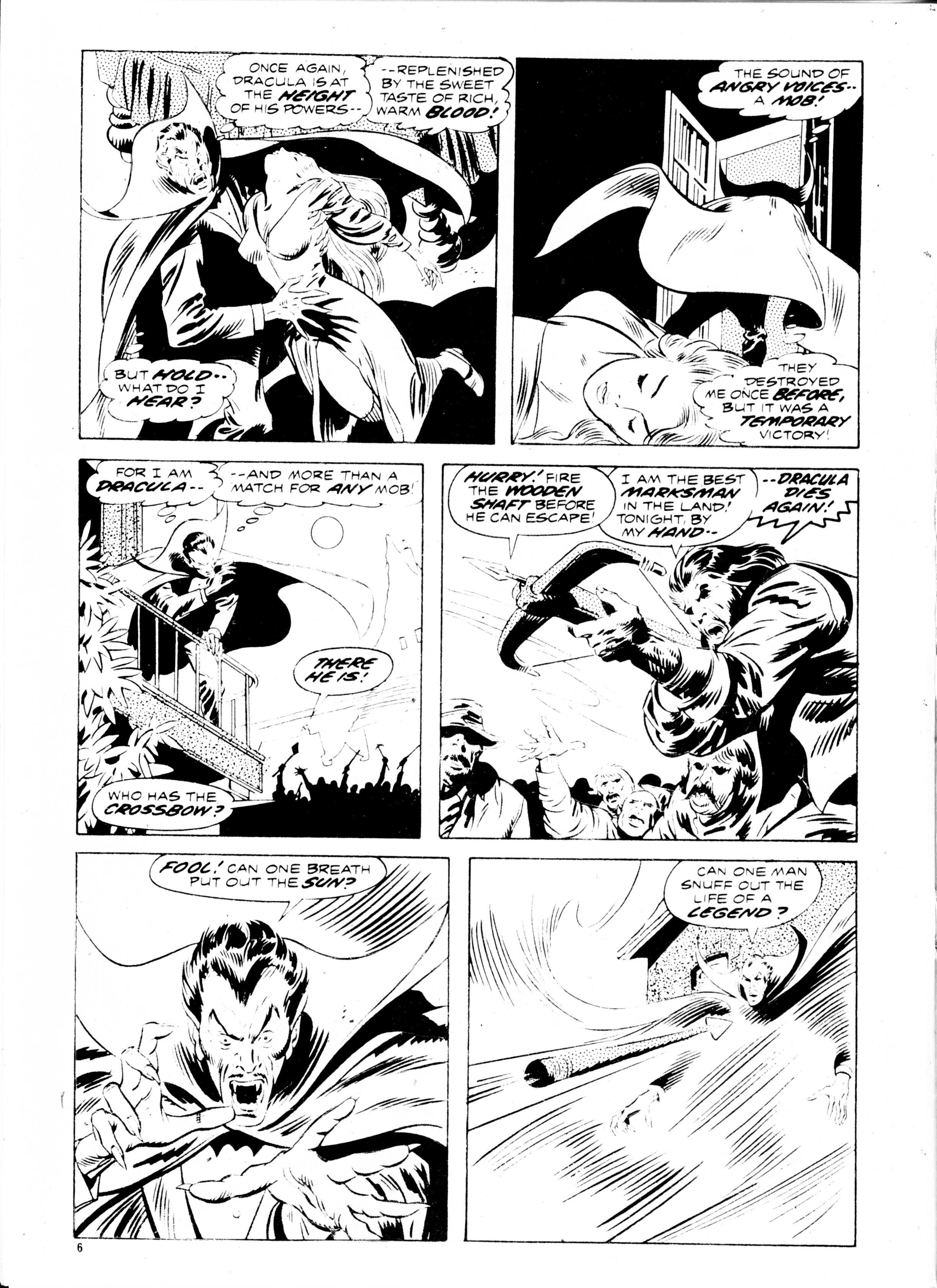 Read online Dracula Lives (1974) comic -  Issue #17 - 6