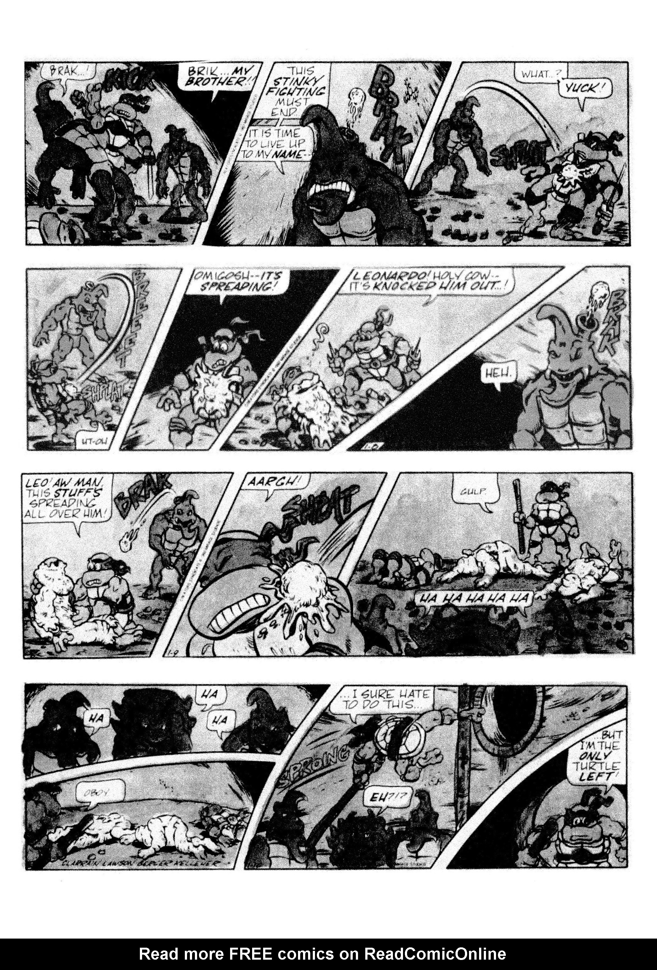 Read online Teenage Mutant Ninja Turtles: Complete Newspaper Daily Comic Strip Collection comic -  Issue # TPB 2 (Part 1) - 85
