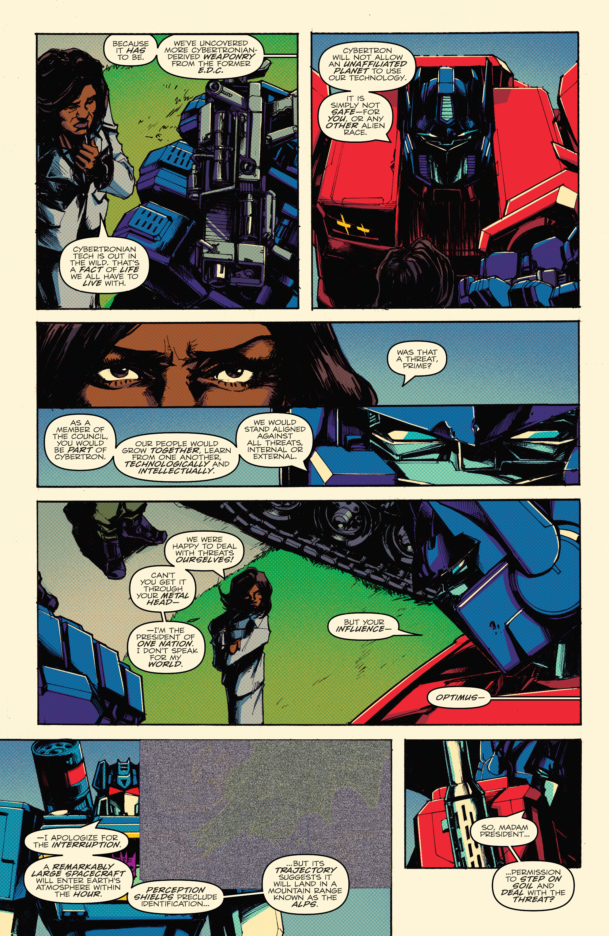 Read online Optimus Prime comic -  Issue #1 - 19