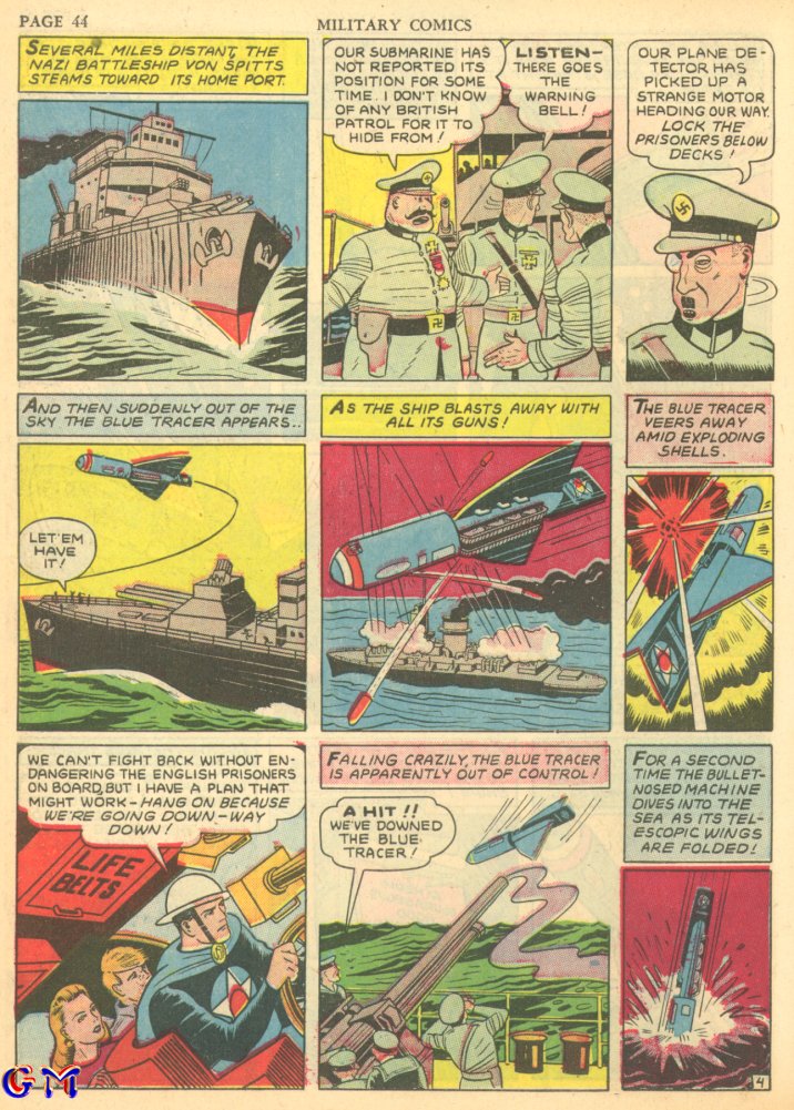 Read online Military Comics comic -  Issue #5 - 46