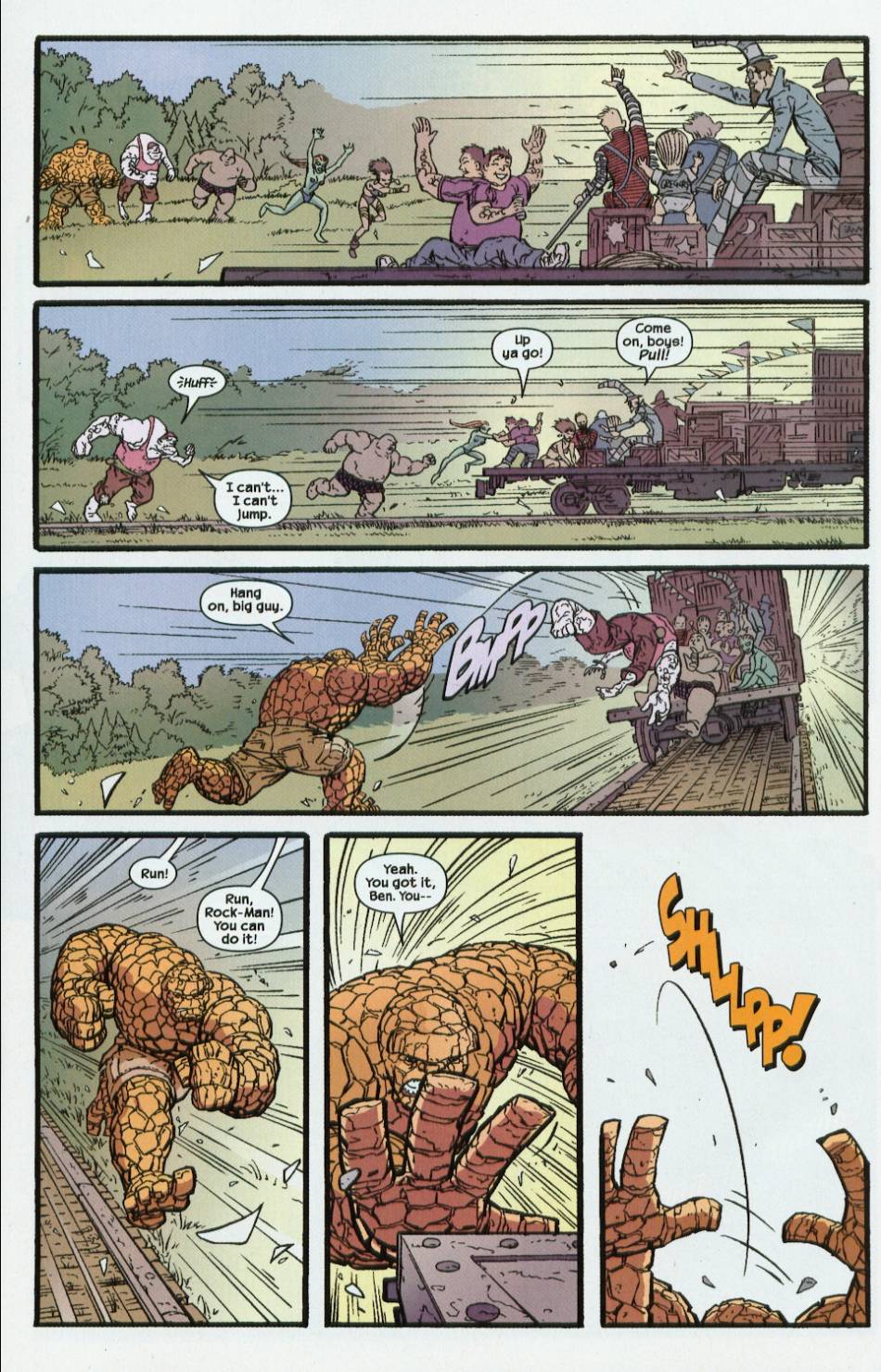 Read online The Thing: Freakshow comic -  Issue #4 - 21