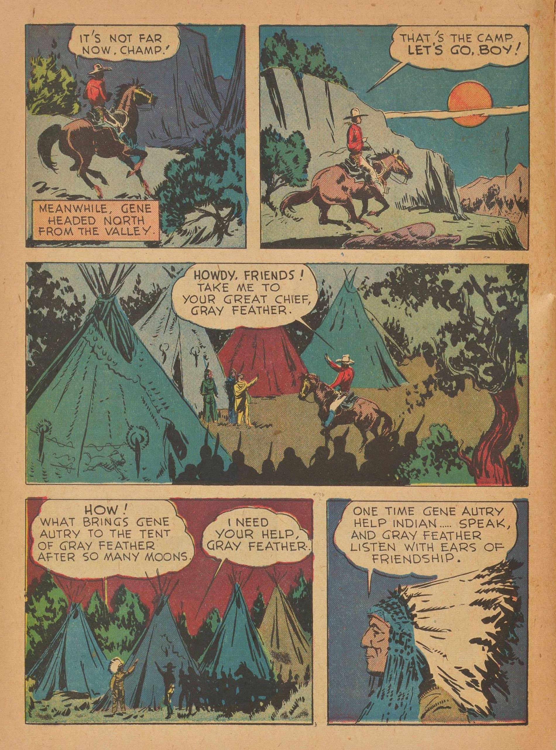 Read online Gene Autry Comics comic -  Issue #9 - 48