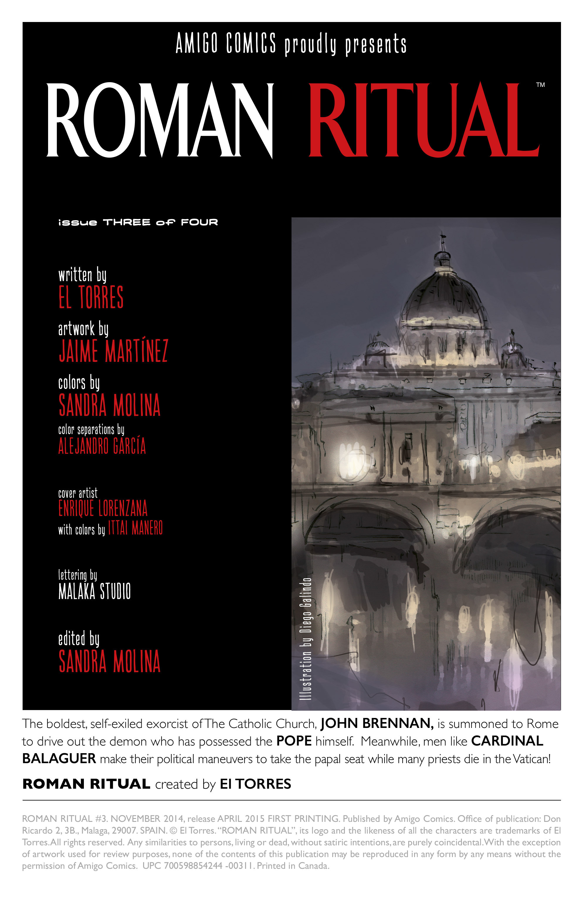 Read online Roman Ritual comic -  Issue #3 - 2