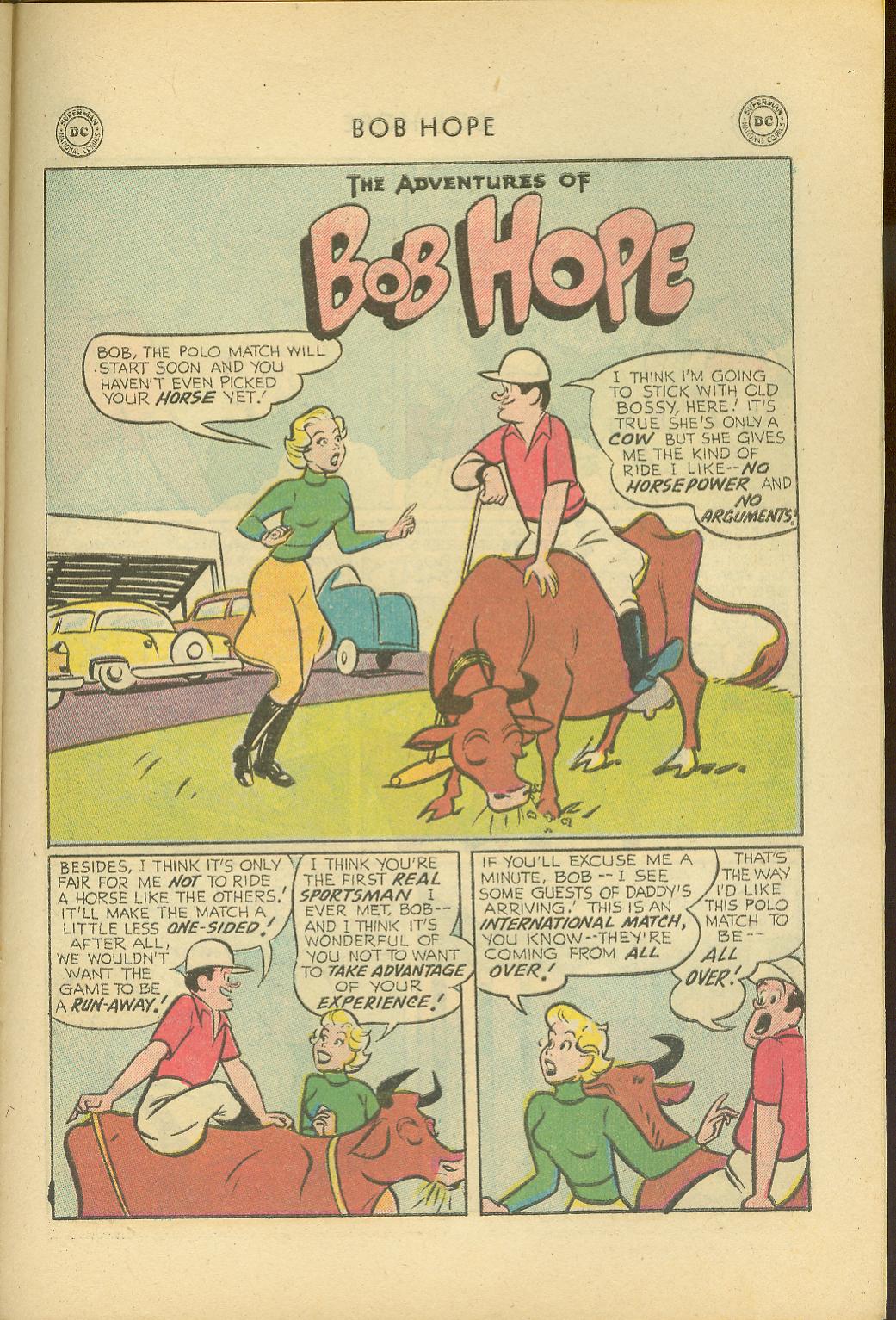 Read online The Adventures of Bob Hope comic -  Issue #39 - 27