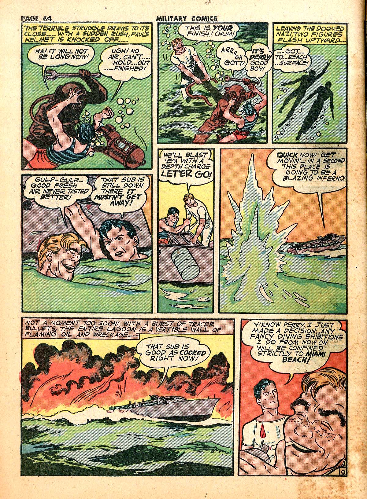 Read online Military Comics comic -  Issue #18 - 66
