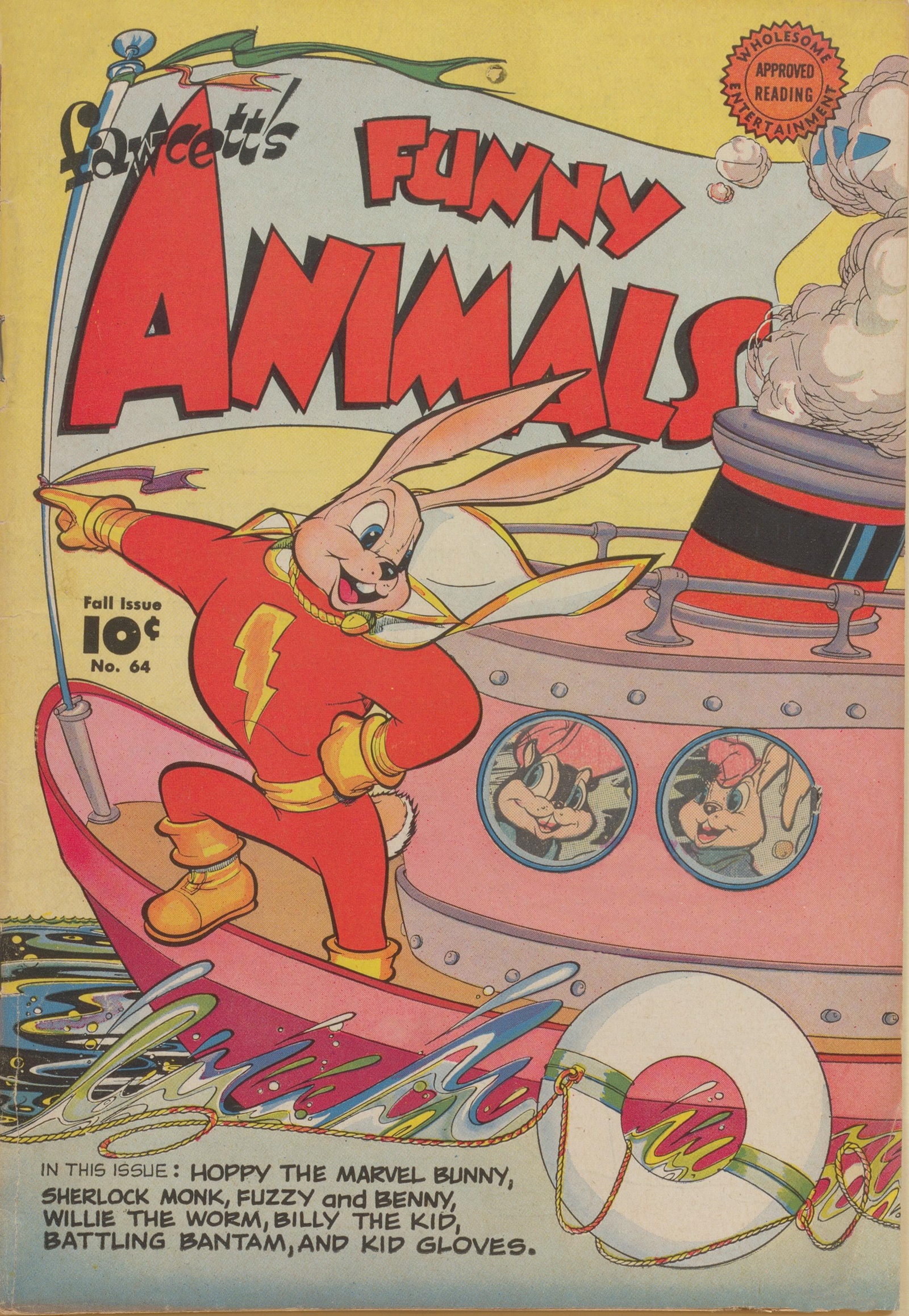 Read online Fawcett's Funny Animals comic -  Issue #64 - 1