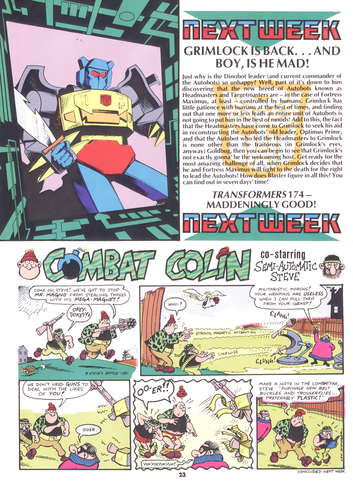 Read online The Transformers (UK) comic -  Issue #173 - 16