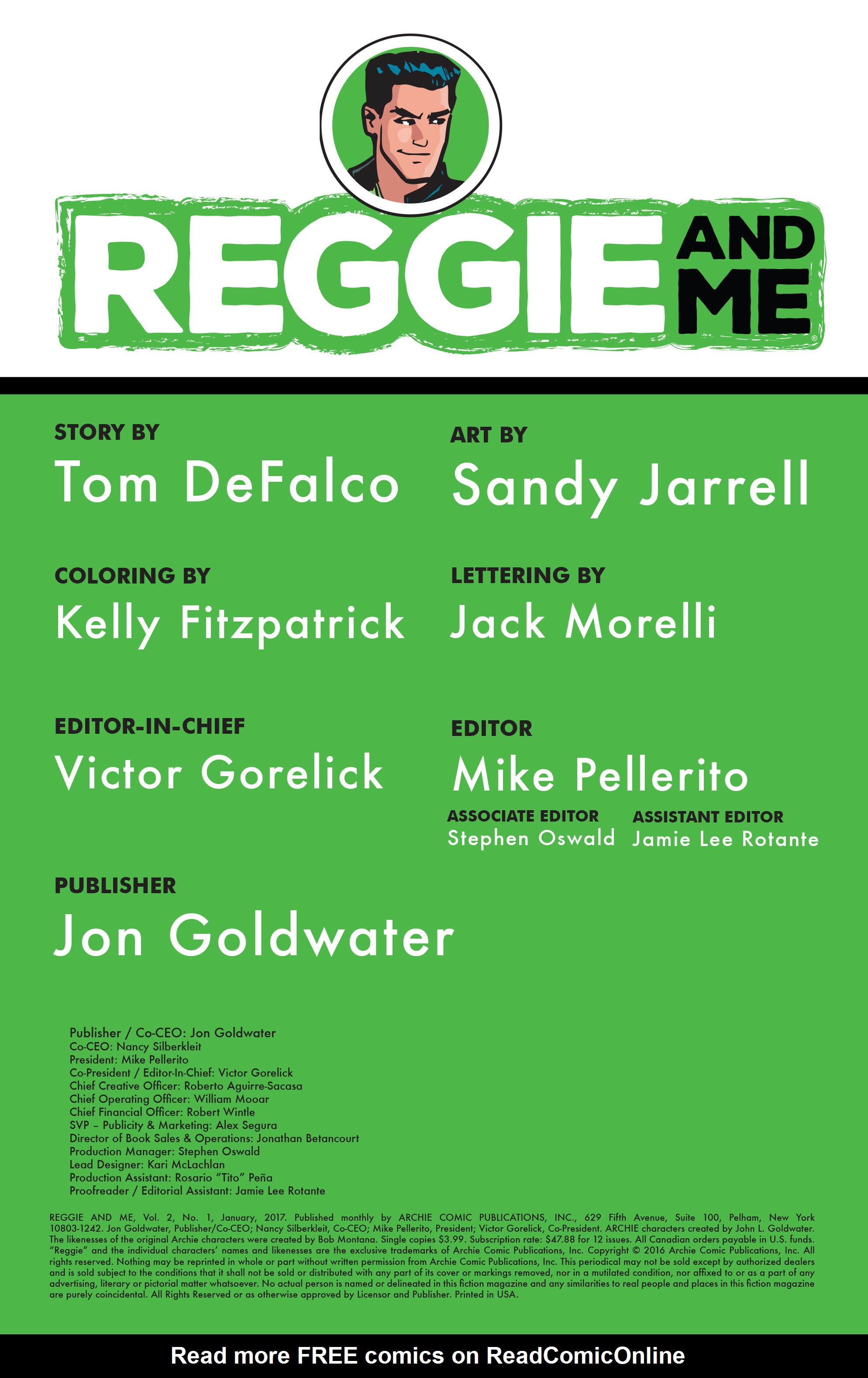 Read online Reggie and Me comic -  Issue #1 - 2