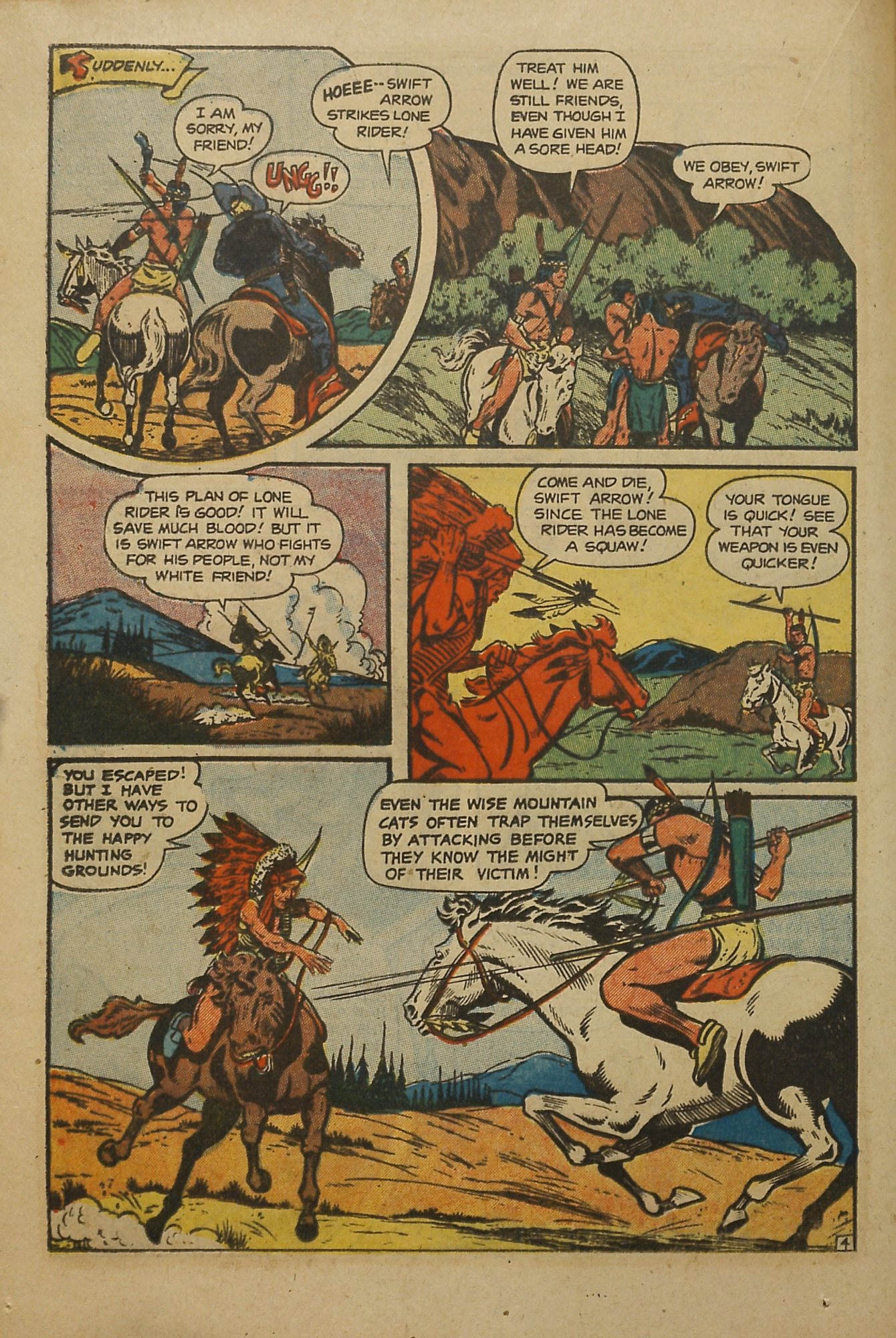 Read online Swift Arrow (1954) comic -  Issue #4 - 14