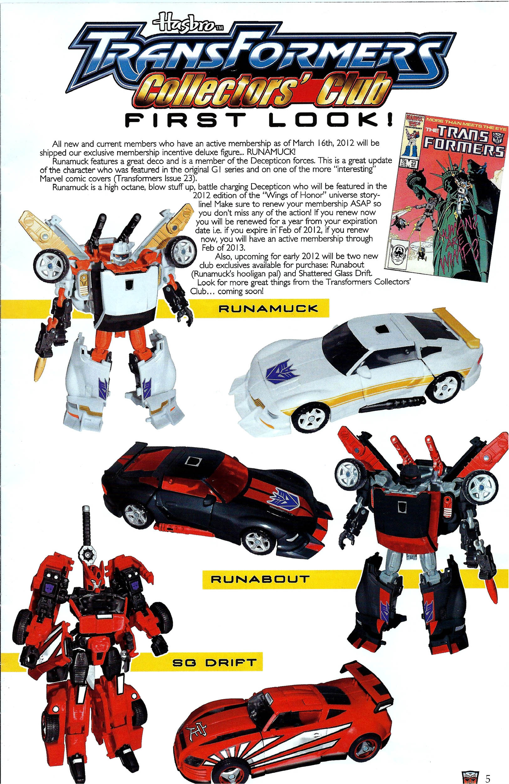 Read online Transformers: Collectors' Club comic -  Issue #41 - 5