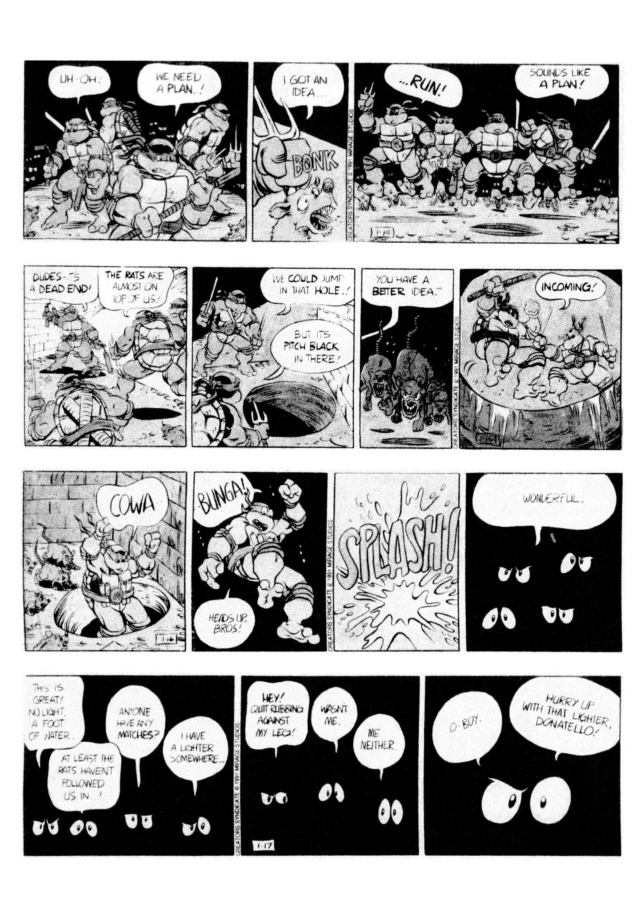 Read online Teenage Mutant Ninja Turtles: Complete Newspaper Daily Comic Strip Collection comic -  Issue # TPB 2 (Part 1) - 19
