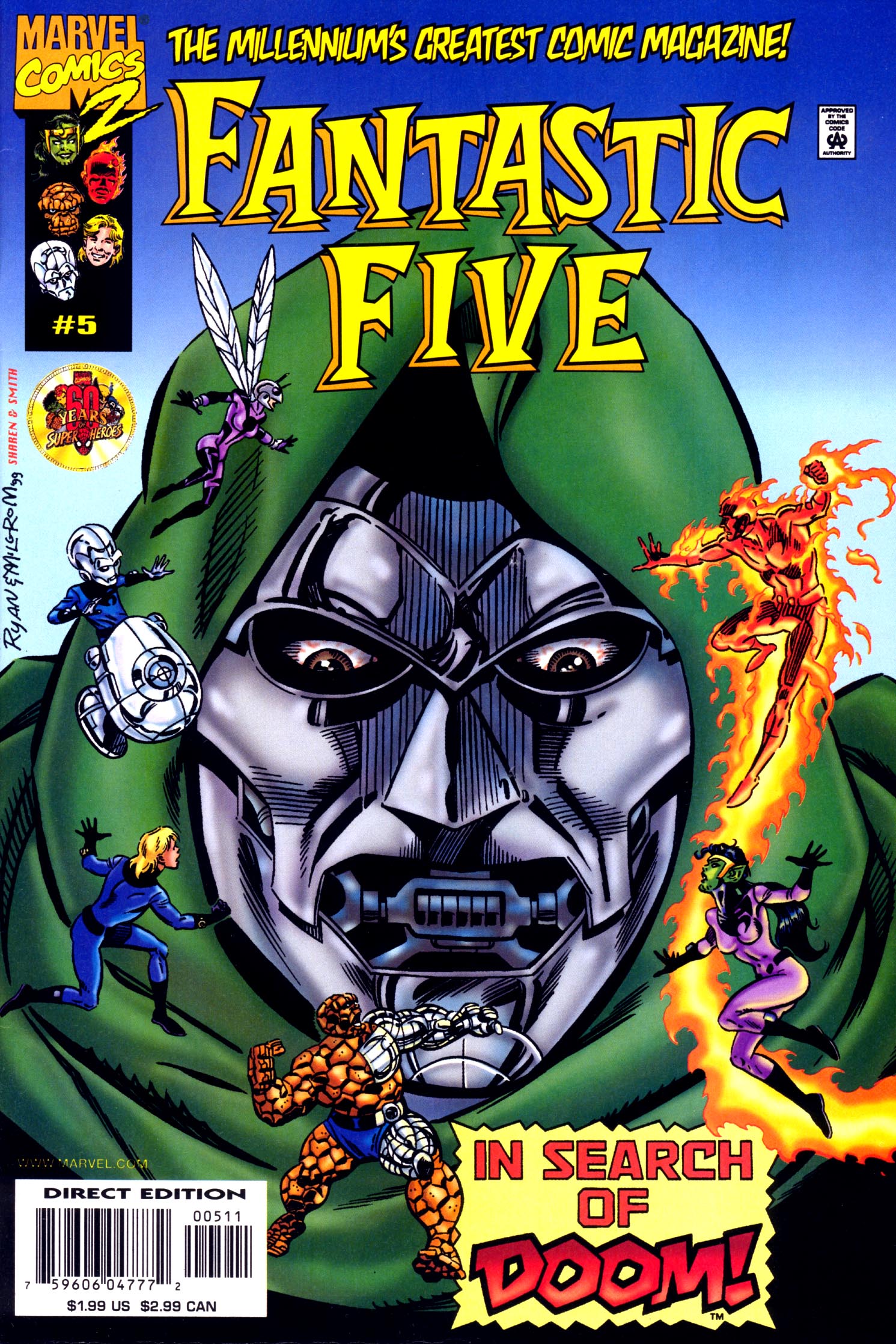 Read online Fantastic Five comic -  Issue #5 - 1