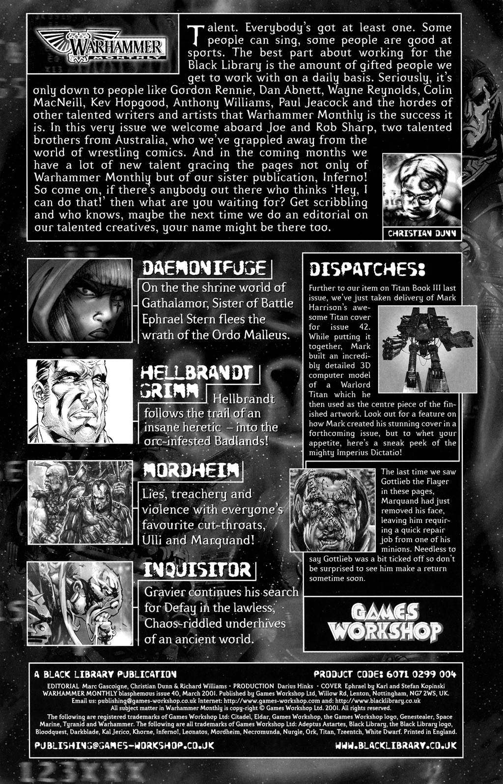 Read online Warhammer Monthly comic -  Issue #40 - 2