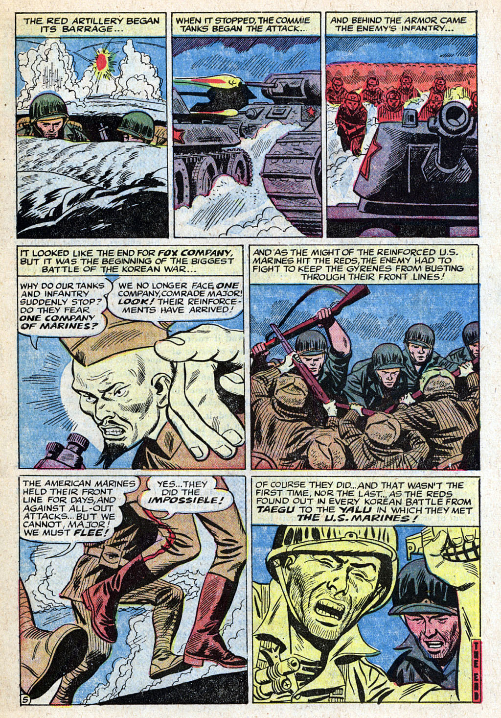 Read online Marines in Action comic -  Issue #8 - 7