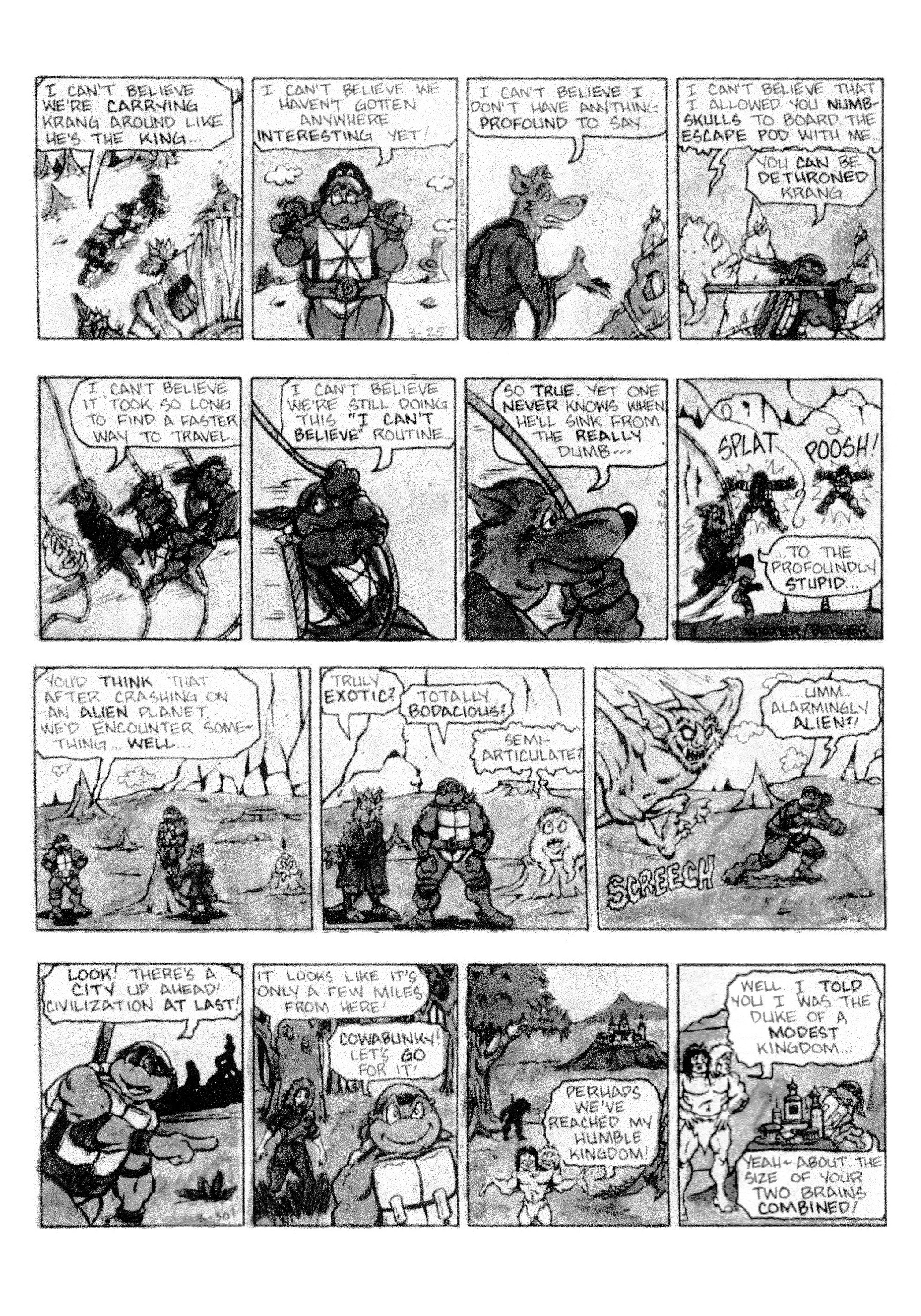 Read online Teenage Mutant Ninja Turtles: Complete Newspaper Daily Comic Strip Collection comic -  Issue # TPB 2 (Part 2) - 67