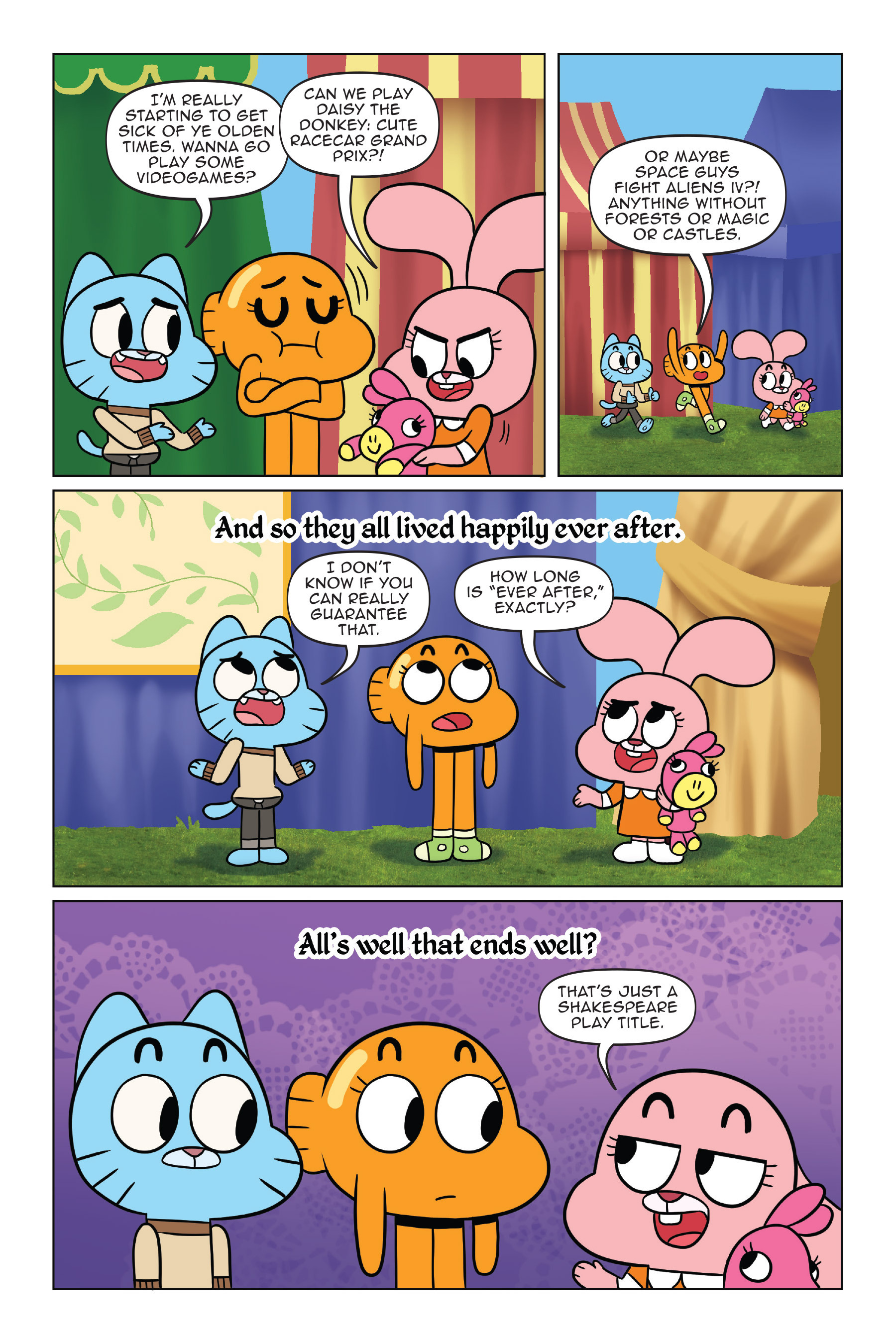 Read online The Amazing World of Gumball: Fairy Tale Trouble comic -  Issue # Full - 137
