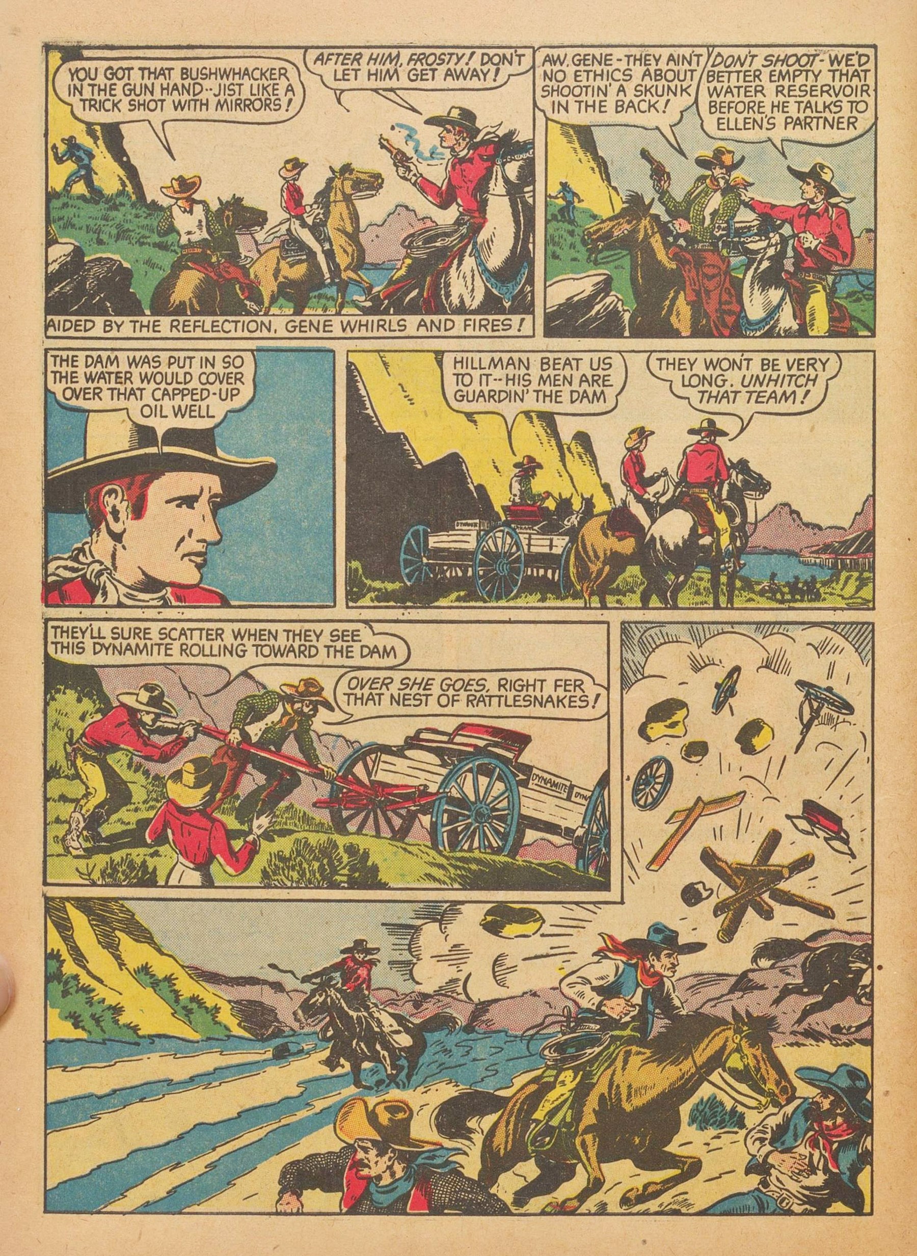 Read online Gene Autry Comics comic -  Issue #2 - 56