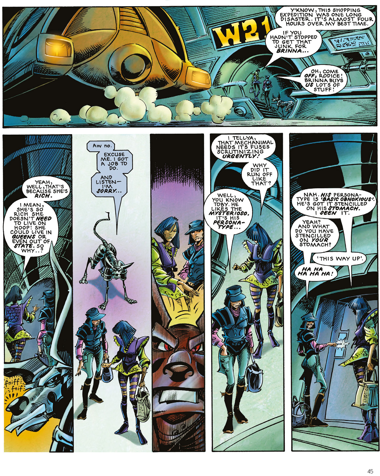 Read online The Ballad of Halo Jones: Full Colour Omnibus Edition comic -  Issue # TPB (Part 1) - 47