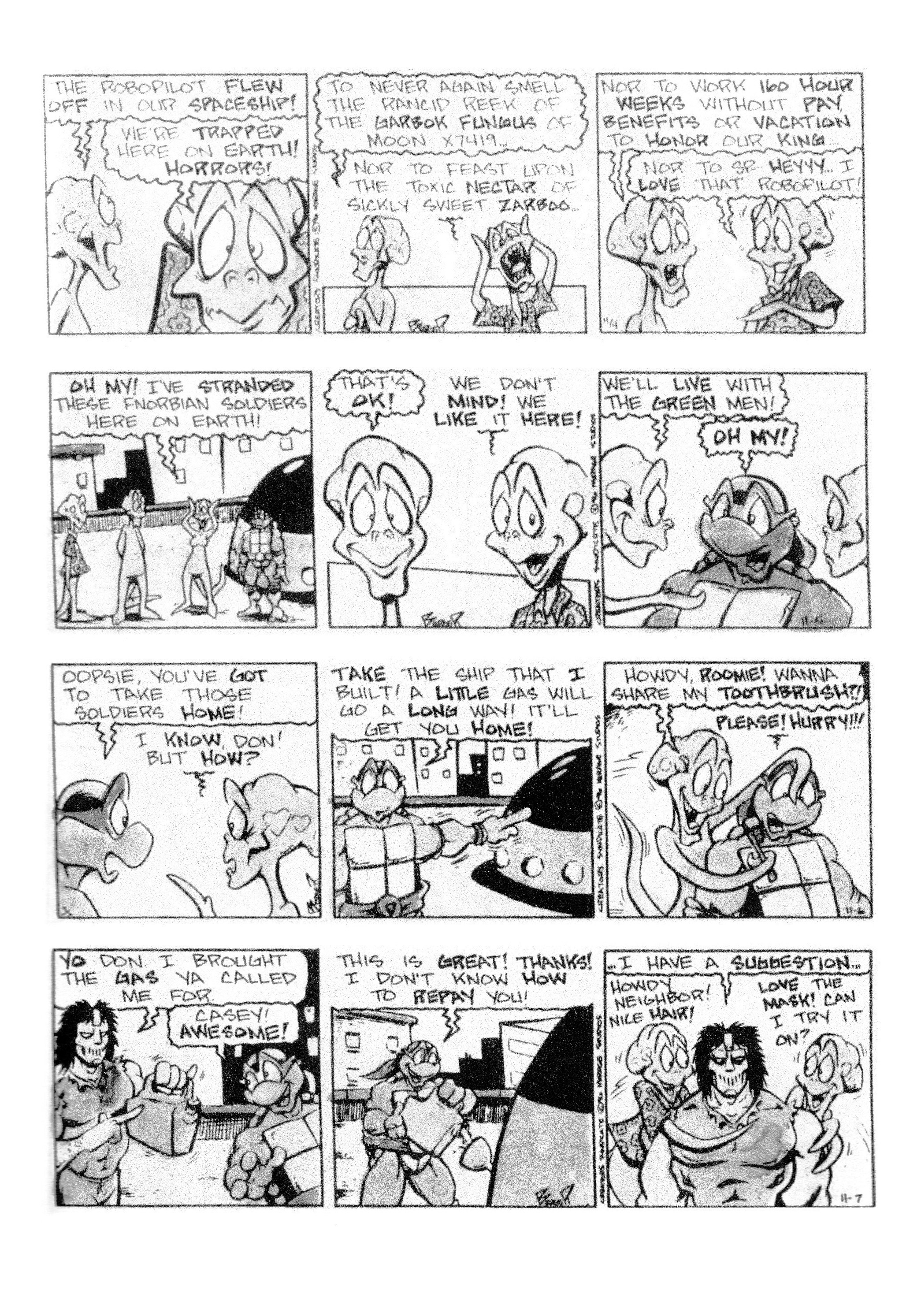 Read online Teenage Mutant Ninja Turtles: Complete Newspaper Daily Comic Strip Collection comic -  Issue # TPB 3 (Part 2) - 91