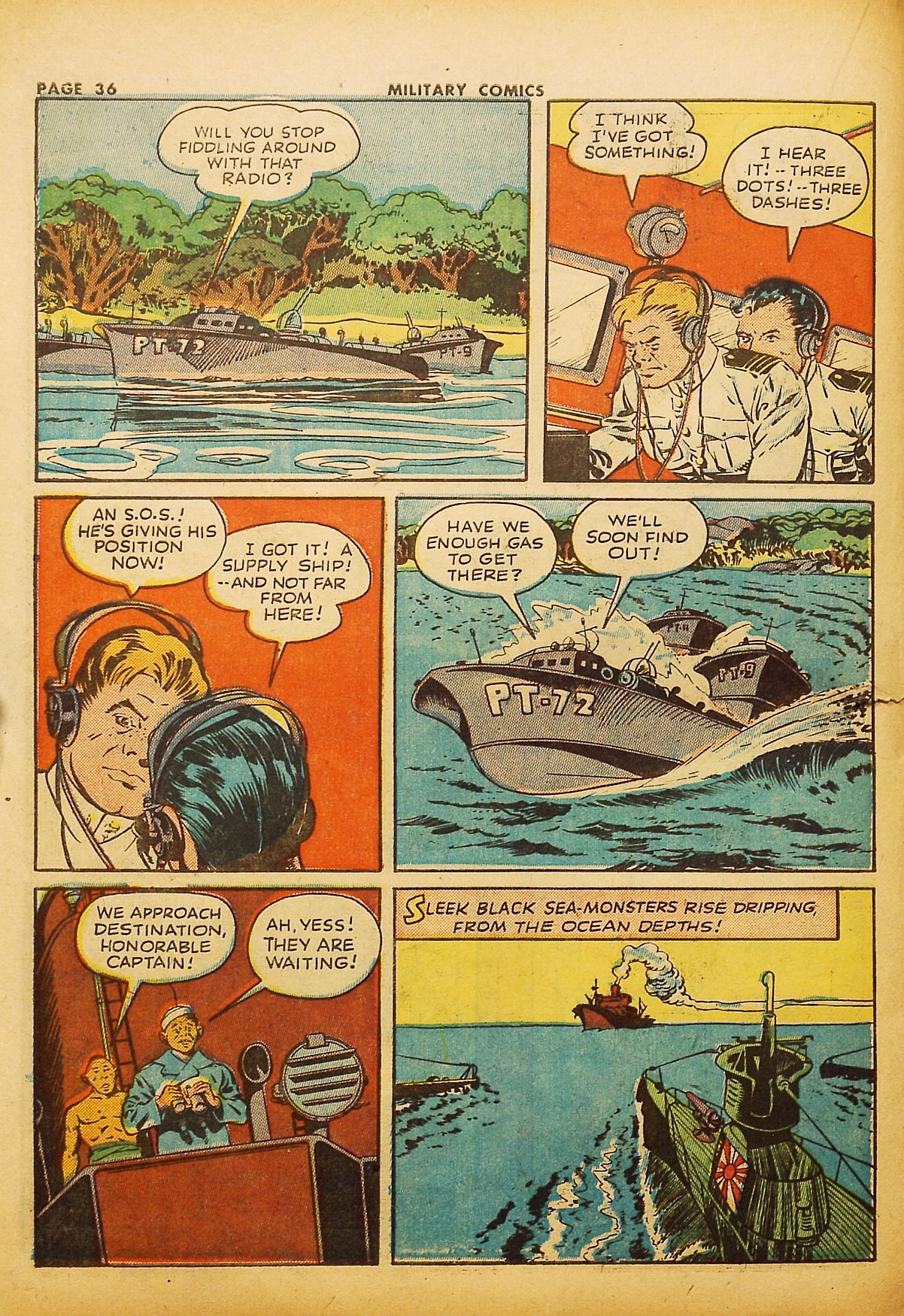 Read online Military Comics comic -  Issue #21 - 38