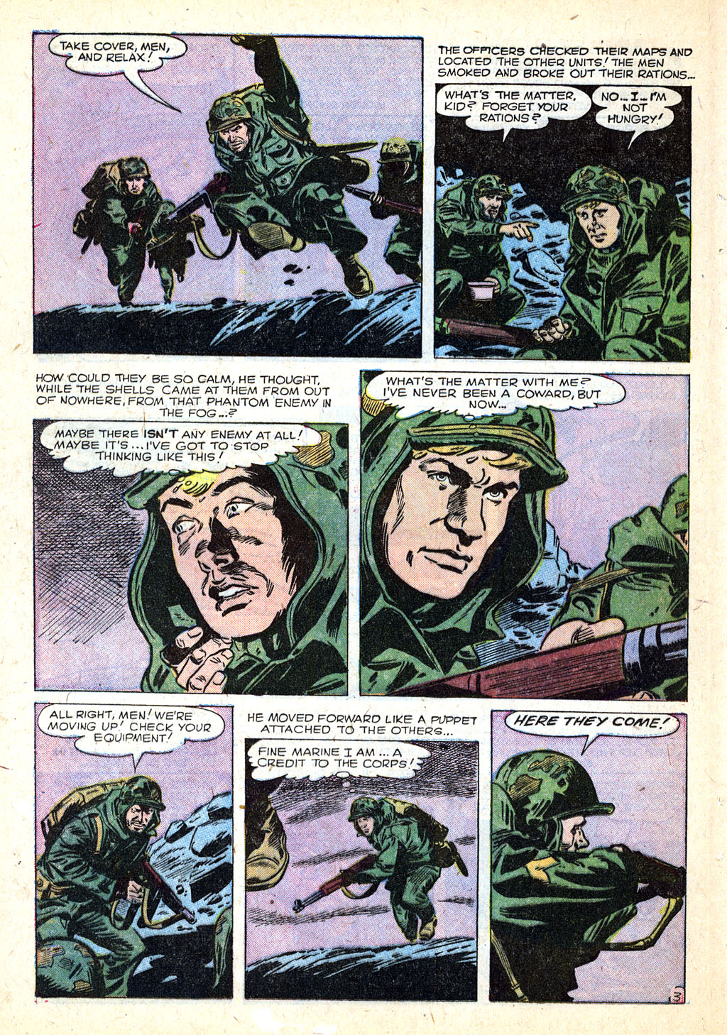Read online Marines in Action comic -  Issue #6 - 12