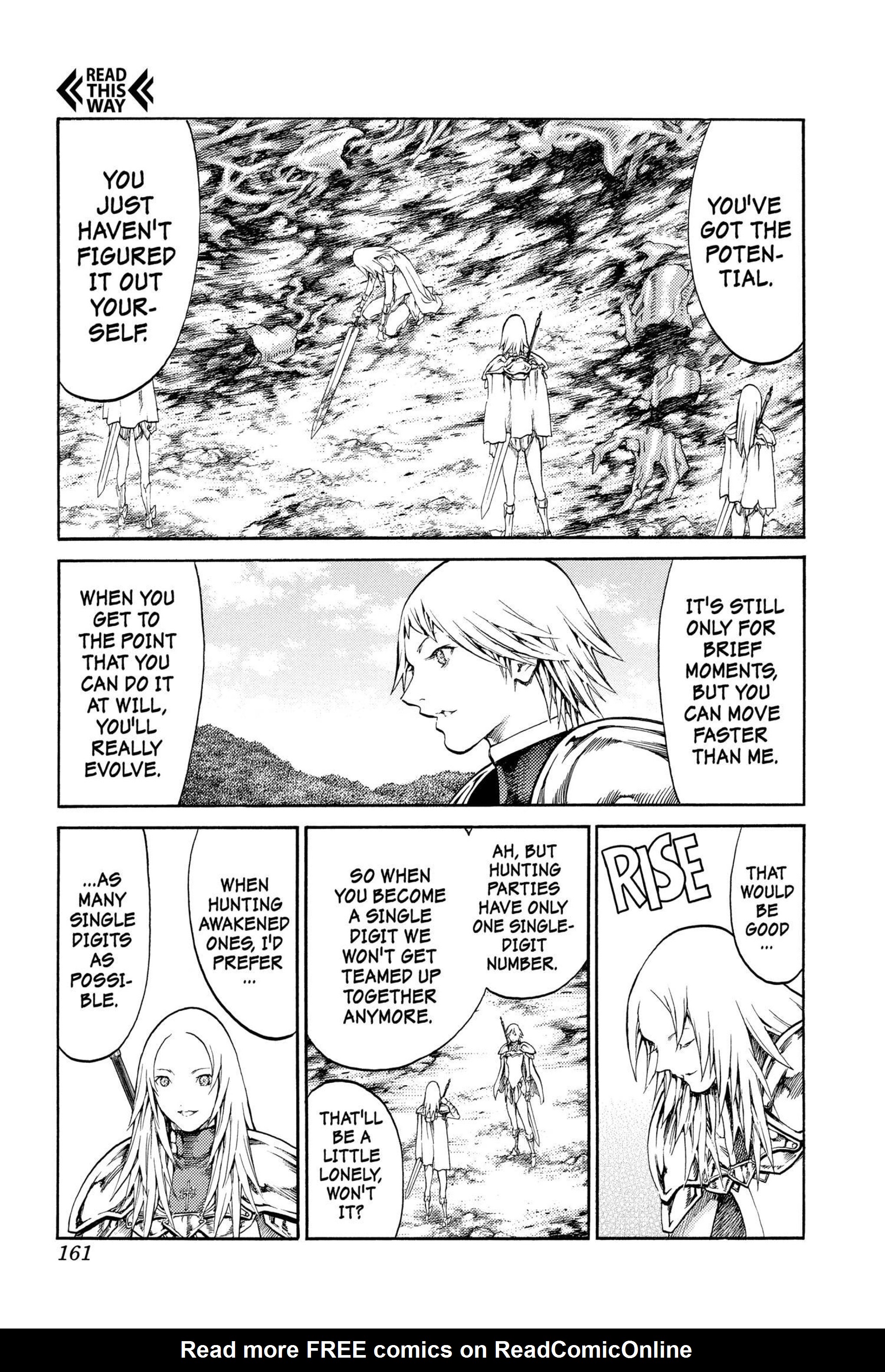 Read online Claymore comic -  Issue #13 - 152