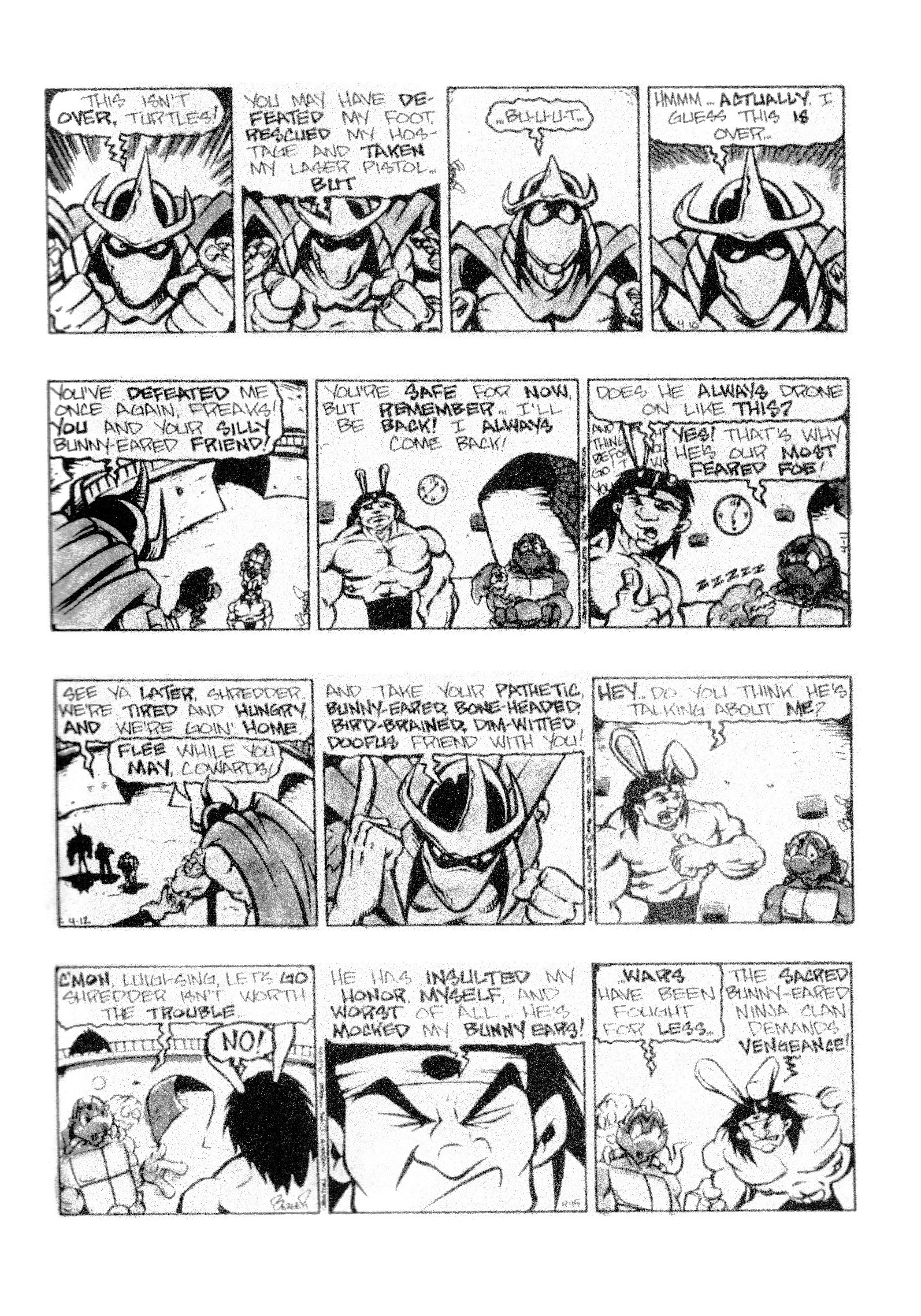 Read online Teenage Mutant Ninja Turtles: Complete Newspaper Daily Comic Strip Collection comic -  Issue # TPB 3 (Part 2) - 53