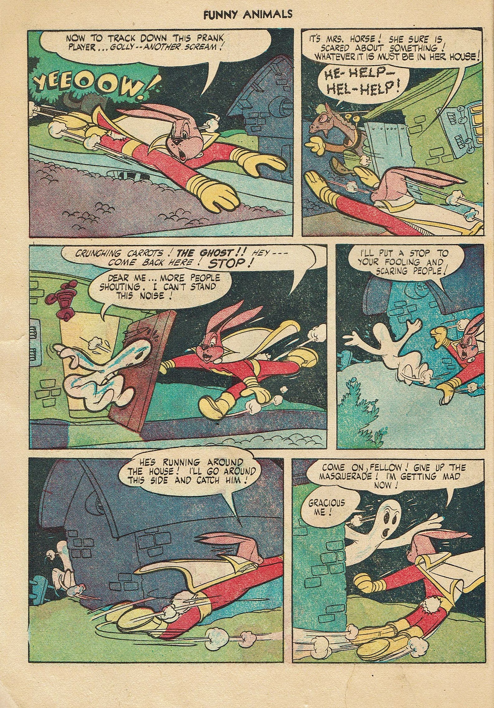 Read online Fawcett's Funny Animals comic -  Issue #46 - 8