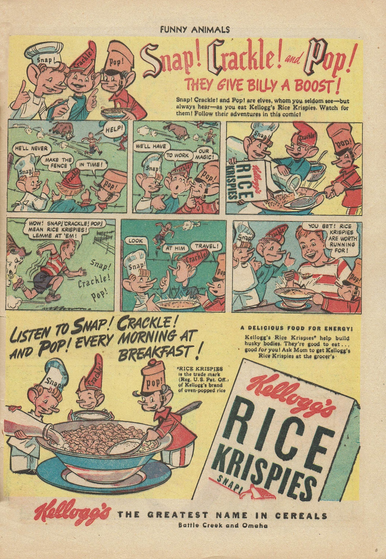 Read online Fawcett's Funny Animals comic -  Issue #39 - 49