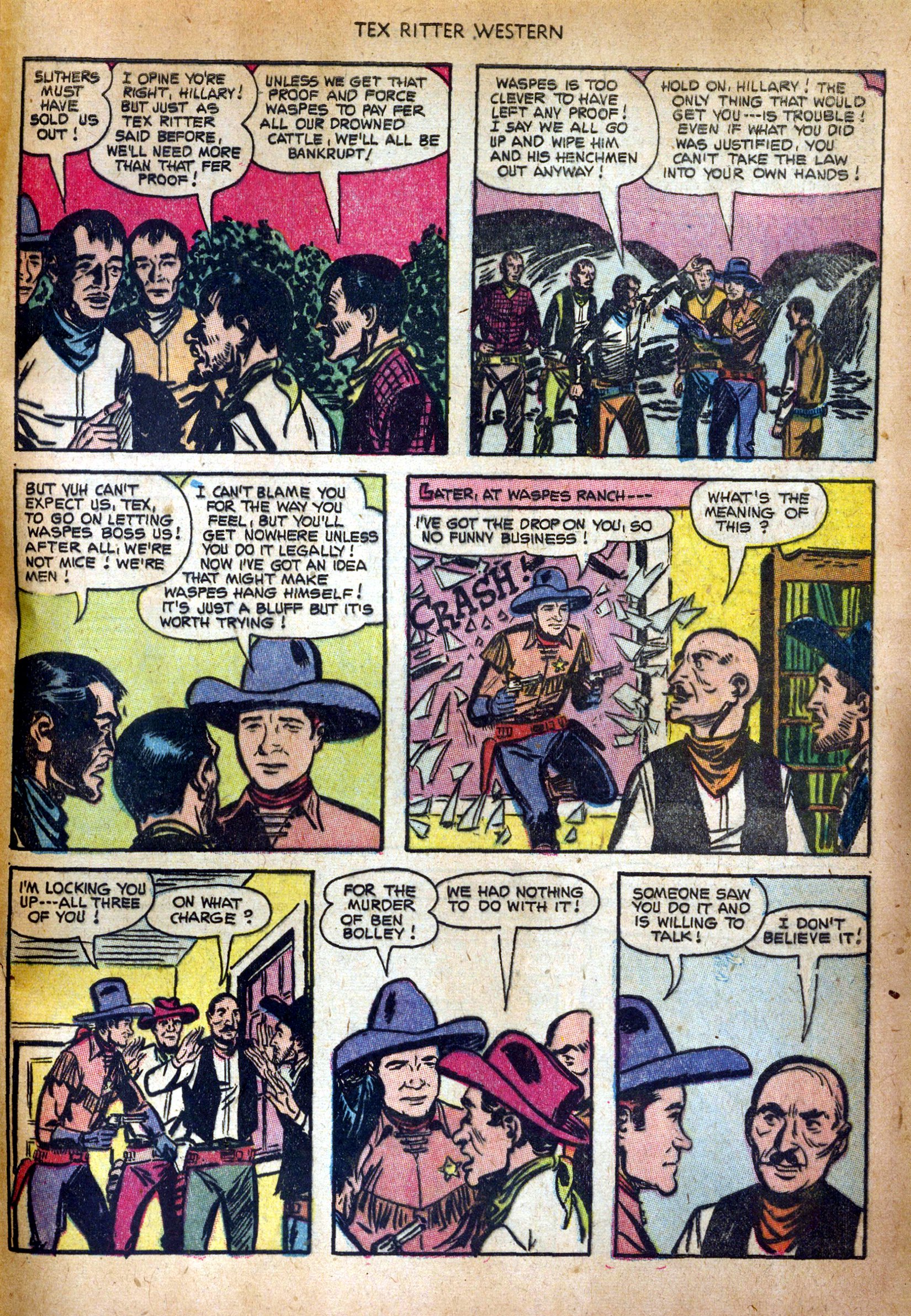 Read online Tex Ritter Western comic -  Issue #17 - 33